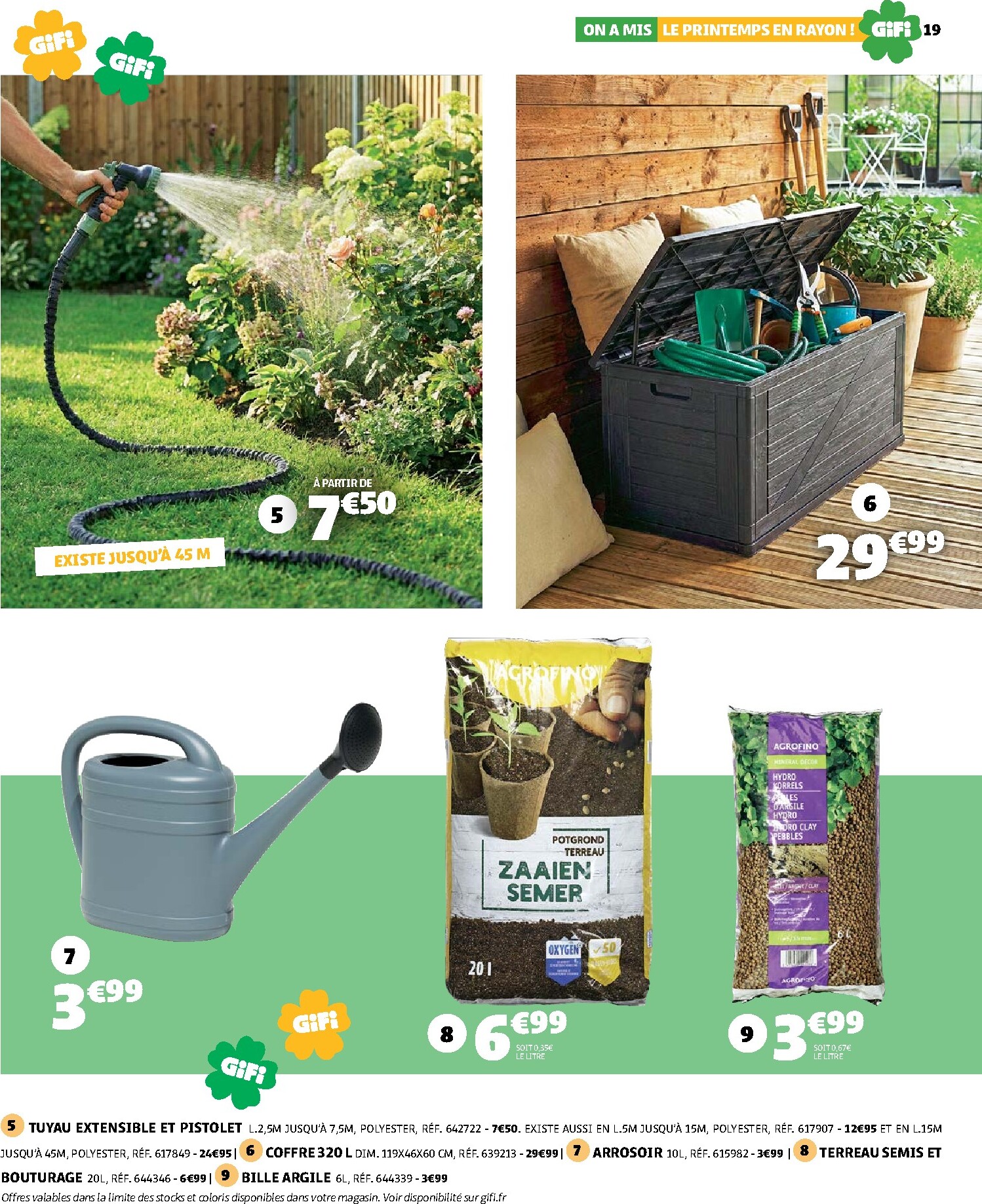 gifi - Catalogue Gifi - On a mis le printemps en rayon ! valable du 10/03/2026 au 30/03/2026 - page: 19