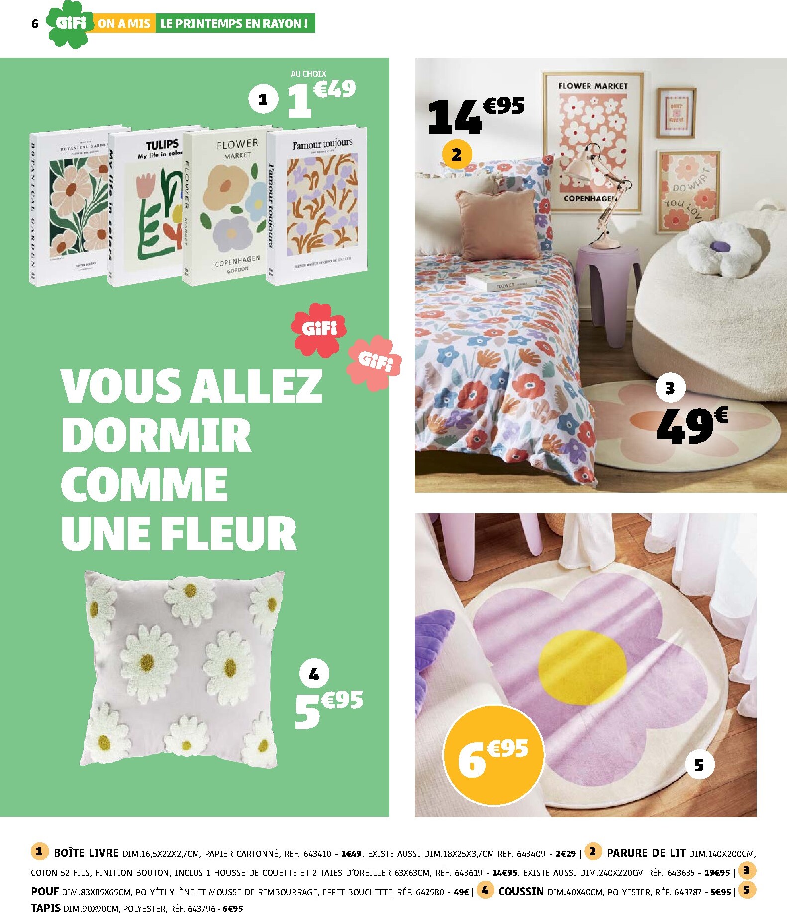 gifi - Catalogue Gifi - On a mis le printemps en rayon ! valable du 10/03/2026 au 30/03/2026 - page: 6
