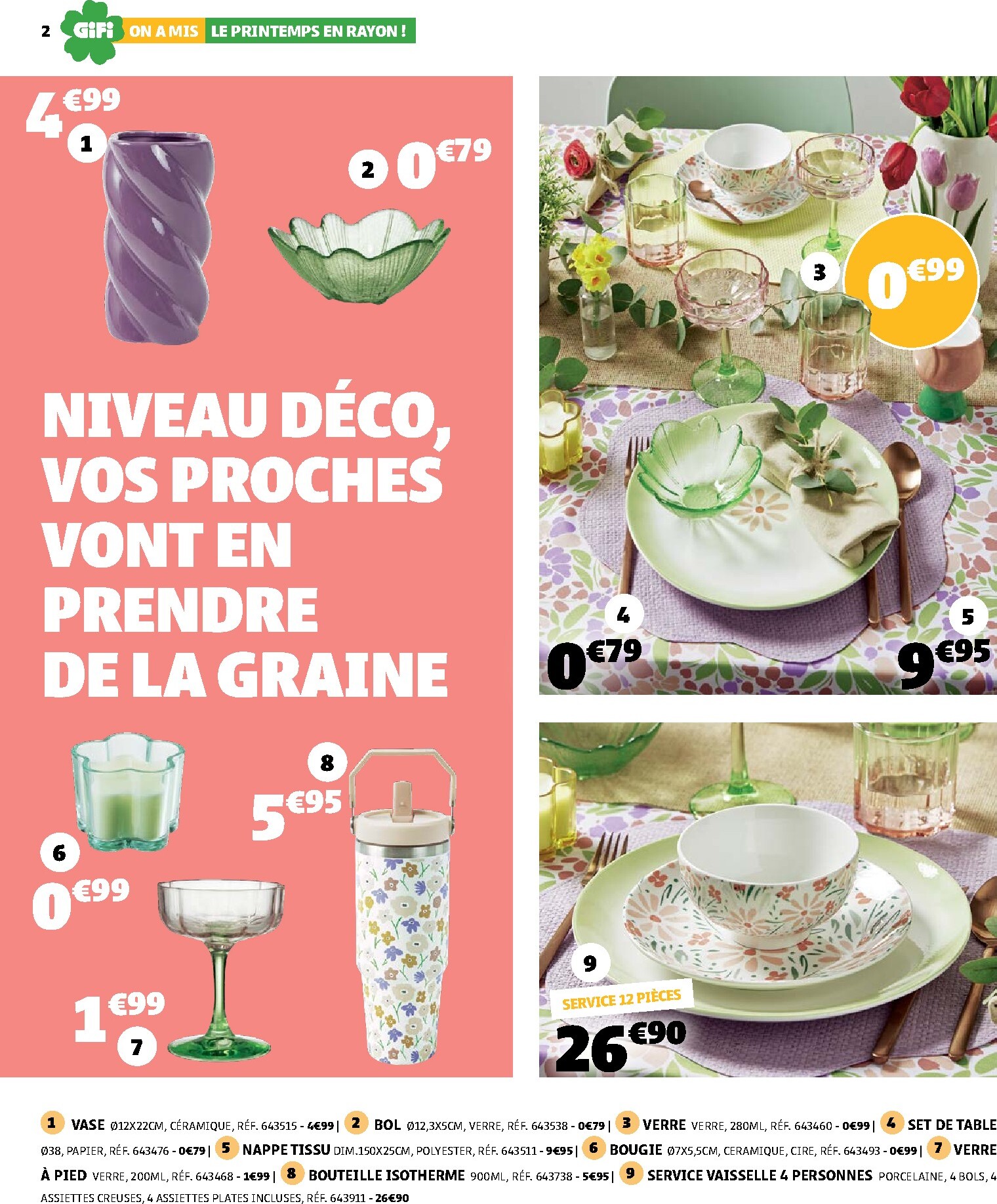 gifi - Catalogue Gifi - On a mis le printemps en rayon ! valable du 10/03/2026 au 30/03/2026 - page: 2