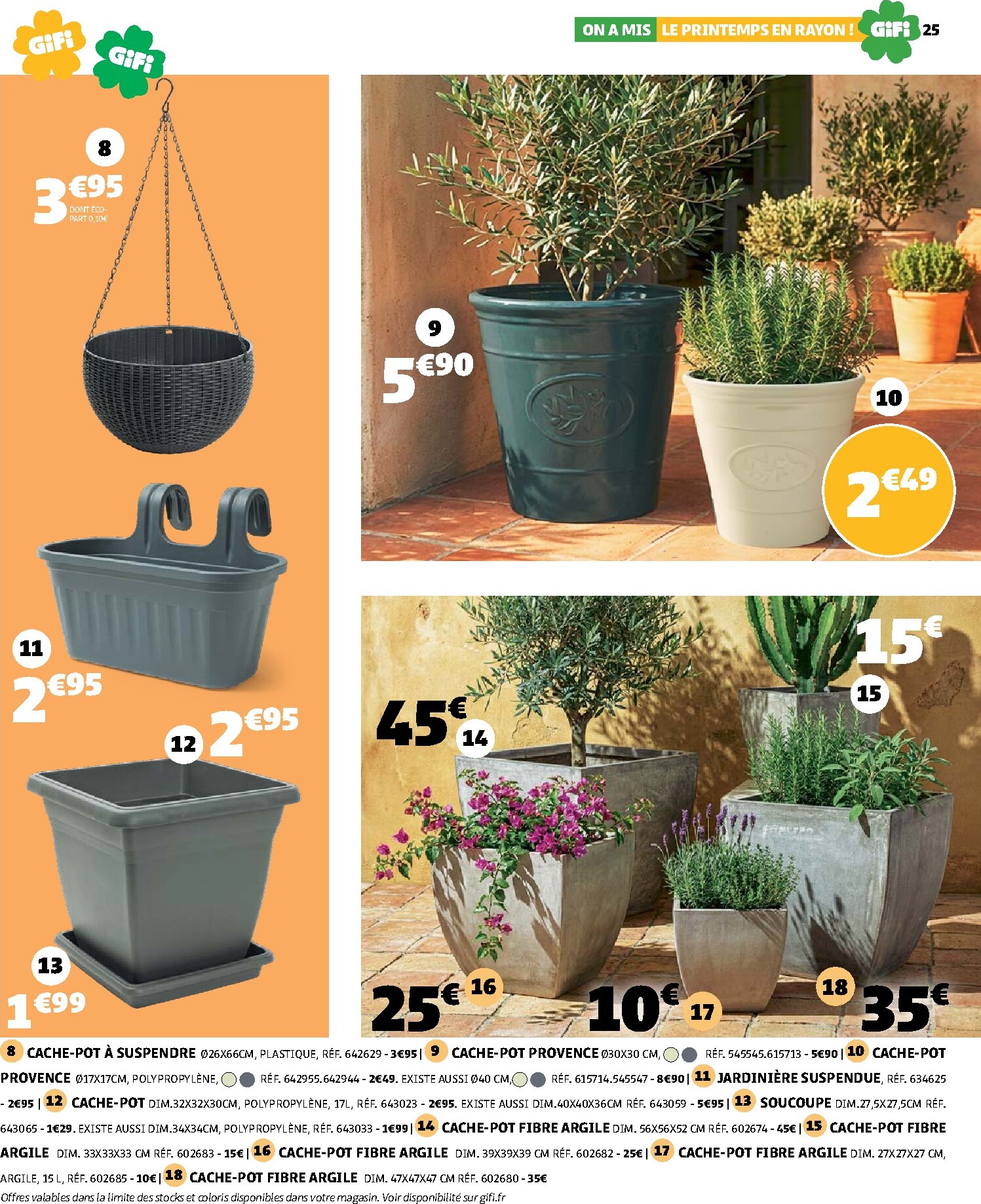 gifi - Catalogue Gifi - On a mis le printemps en rayon ! valable du 10/03/2026 au 30/03/2026 - page: 25