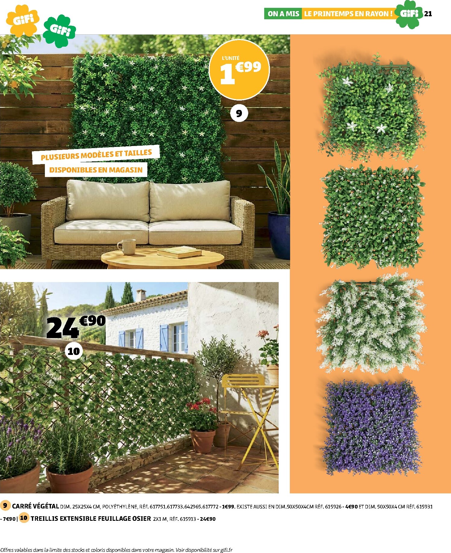gifi - Catalogue Gifi - On a mis le printemps en rayon ! valable du 10/03/2026 au 30/03/2026 - page: 21