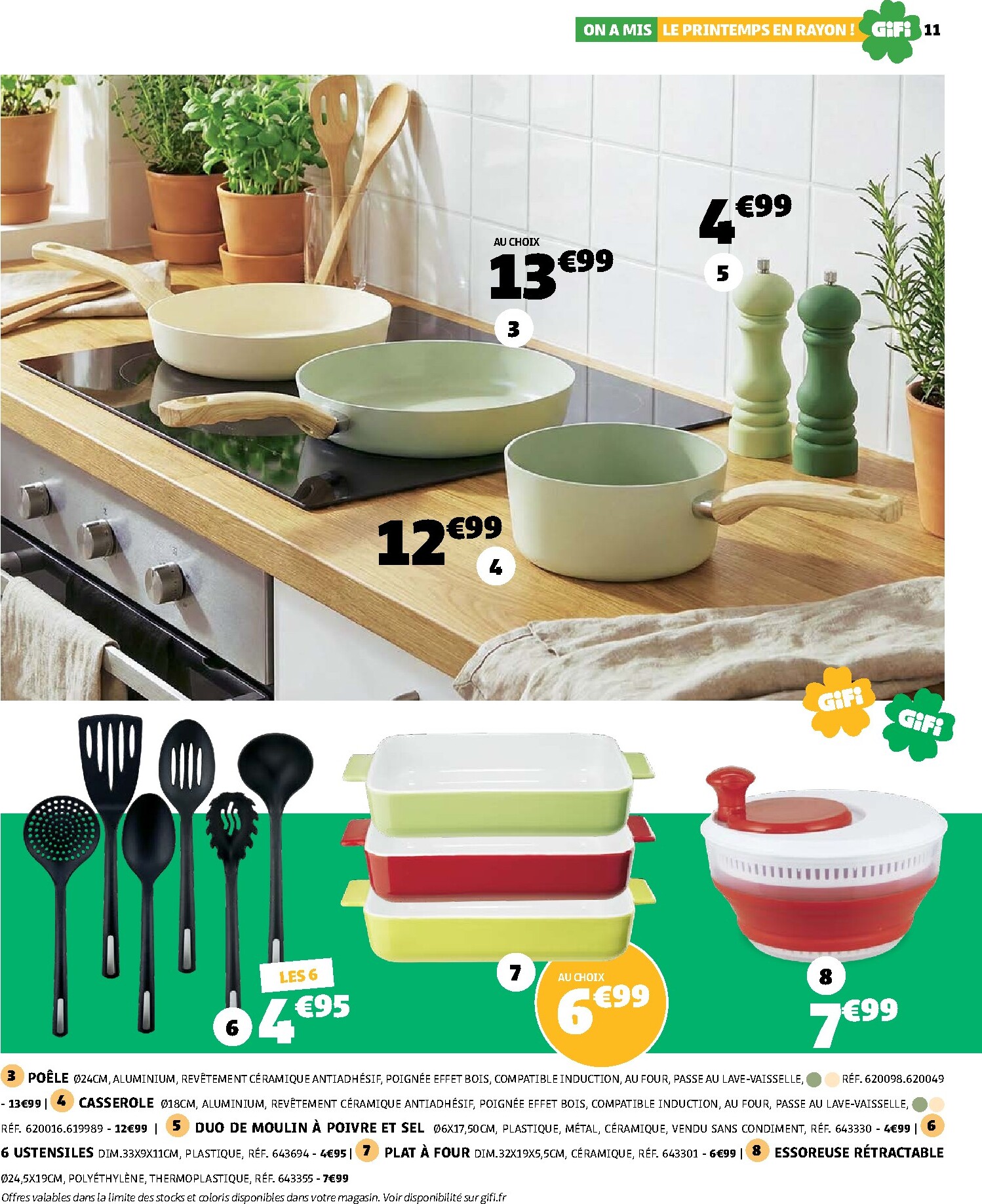 gifi - Catalogue Gifi - On a mis le printemps en rayon ! valable du 10/03/2026 au 30/03/2026 - page: 11