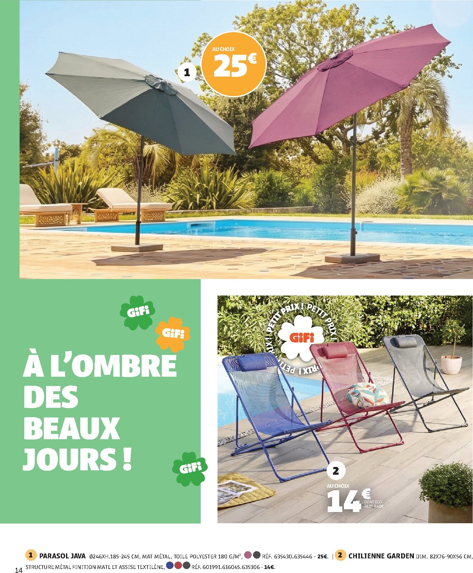 gifi - Catalogue Gifi - Le printemps des bonnes affaires valable du 24/03/2026 au 06/04/2026 - page: 14