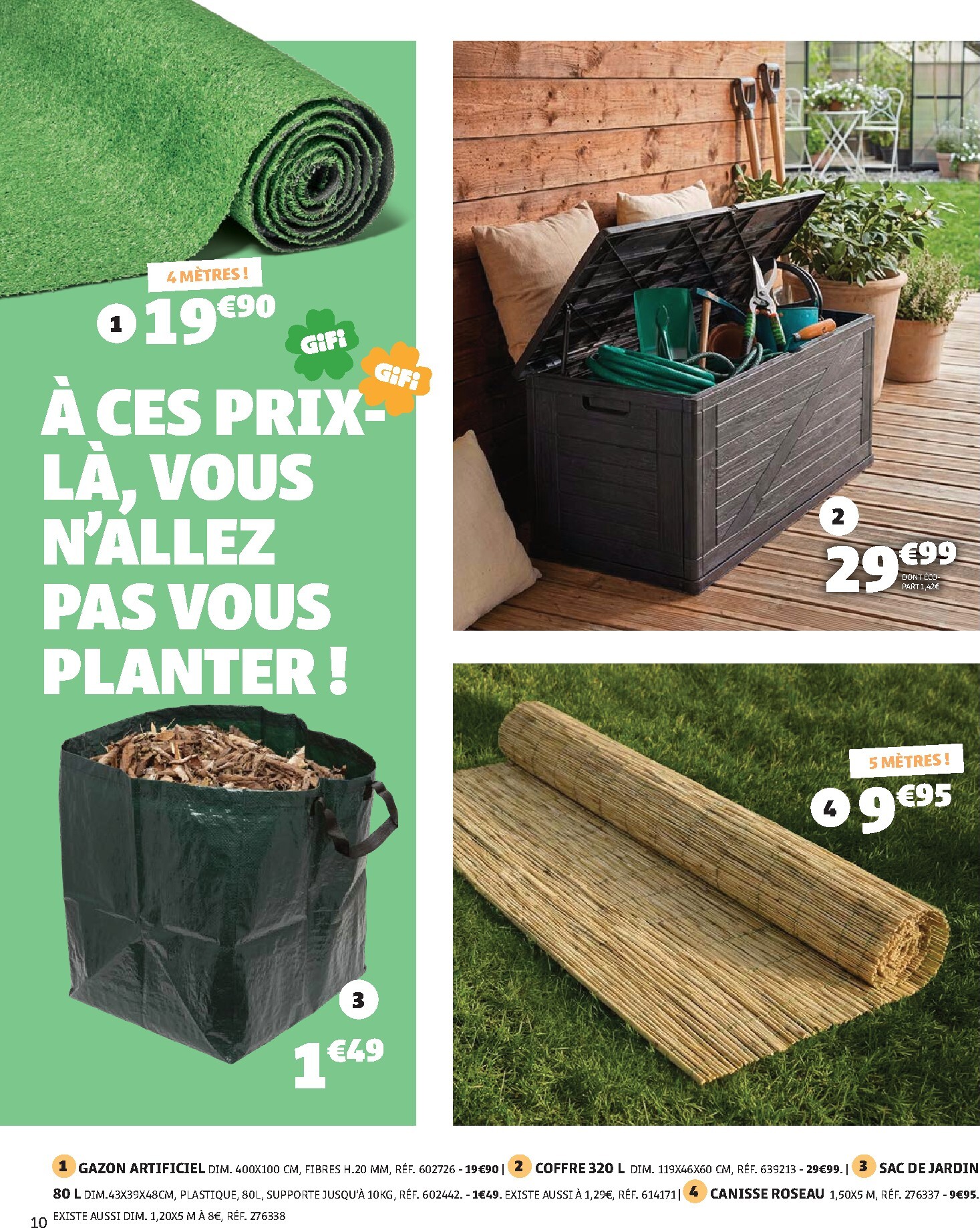 gifi - Catalogue Gifi - Le printemps des bonnes affaires valable du 24/03/2026 au 06/04/2026 - page: 10