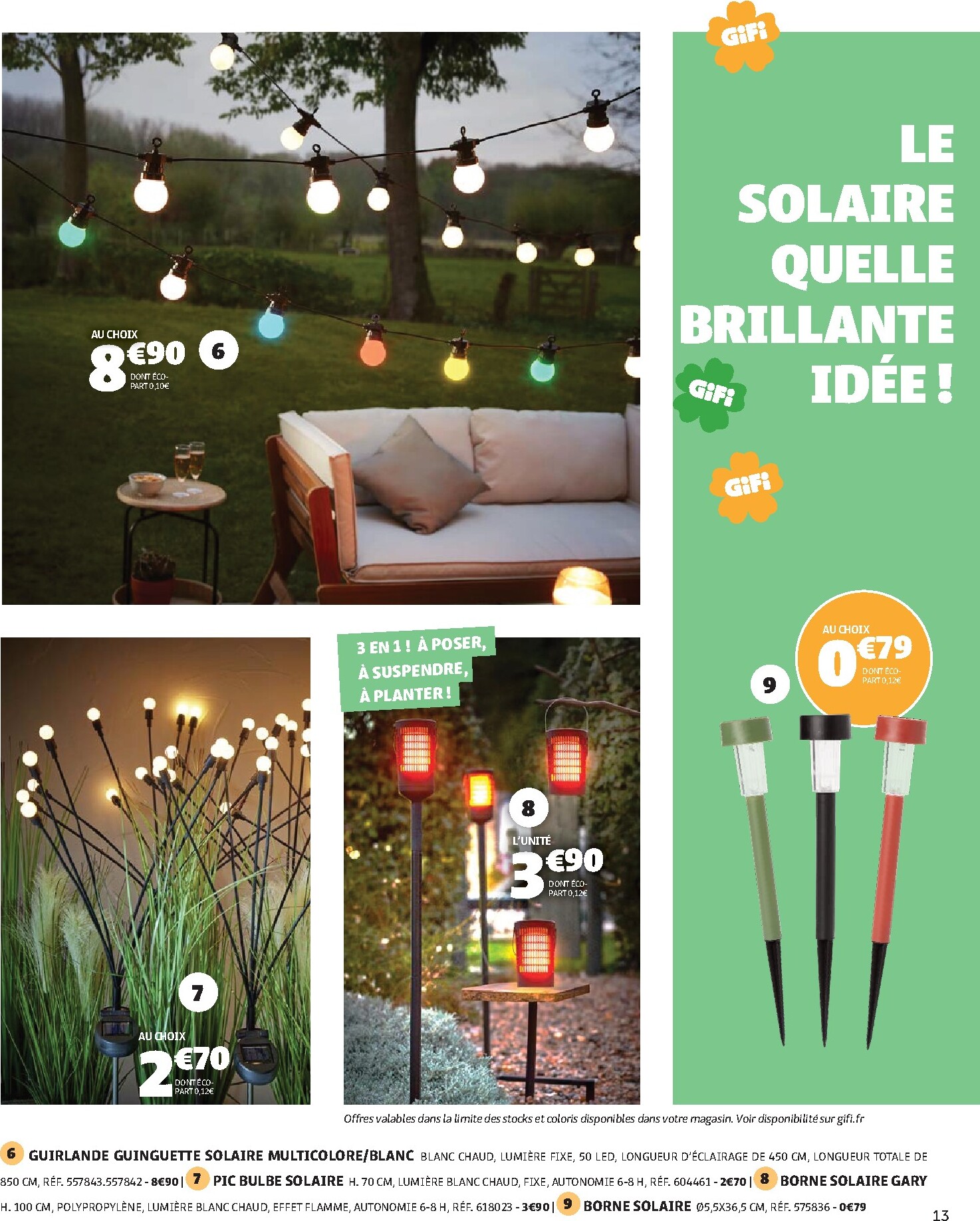 gifi - Catalogue Gifi - Le printemps des bonnes affaires valable du 24/03/2026 au 06/04/2026 - page: 13