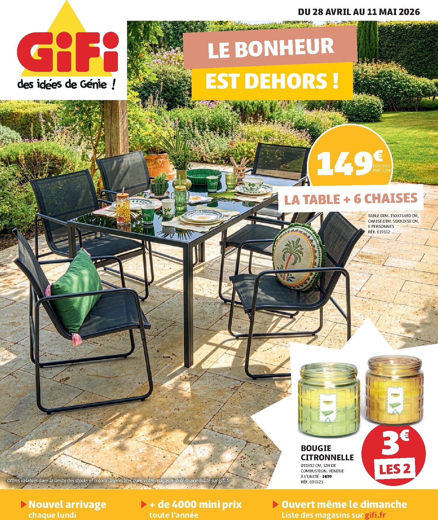 gifi - Prospectus Gifi valide du du mardi 28/04/2026 au du lundi 11/05/2026