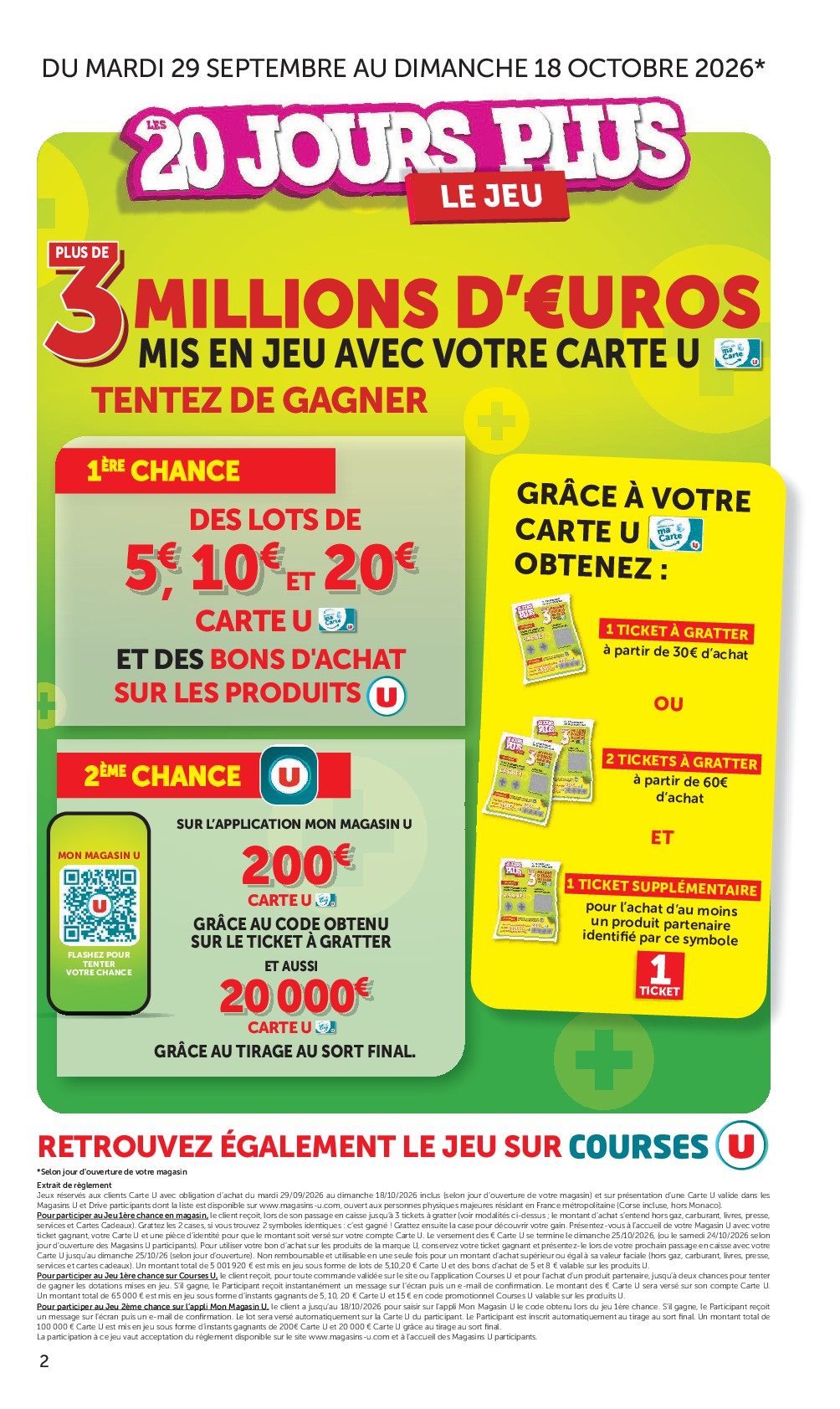 super-u - Prospectus Super U valide du du mardi 29/09/2026 au du dimanche 11/10/2026 - page: 2