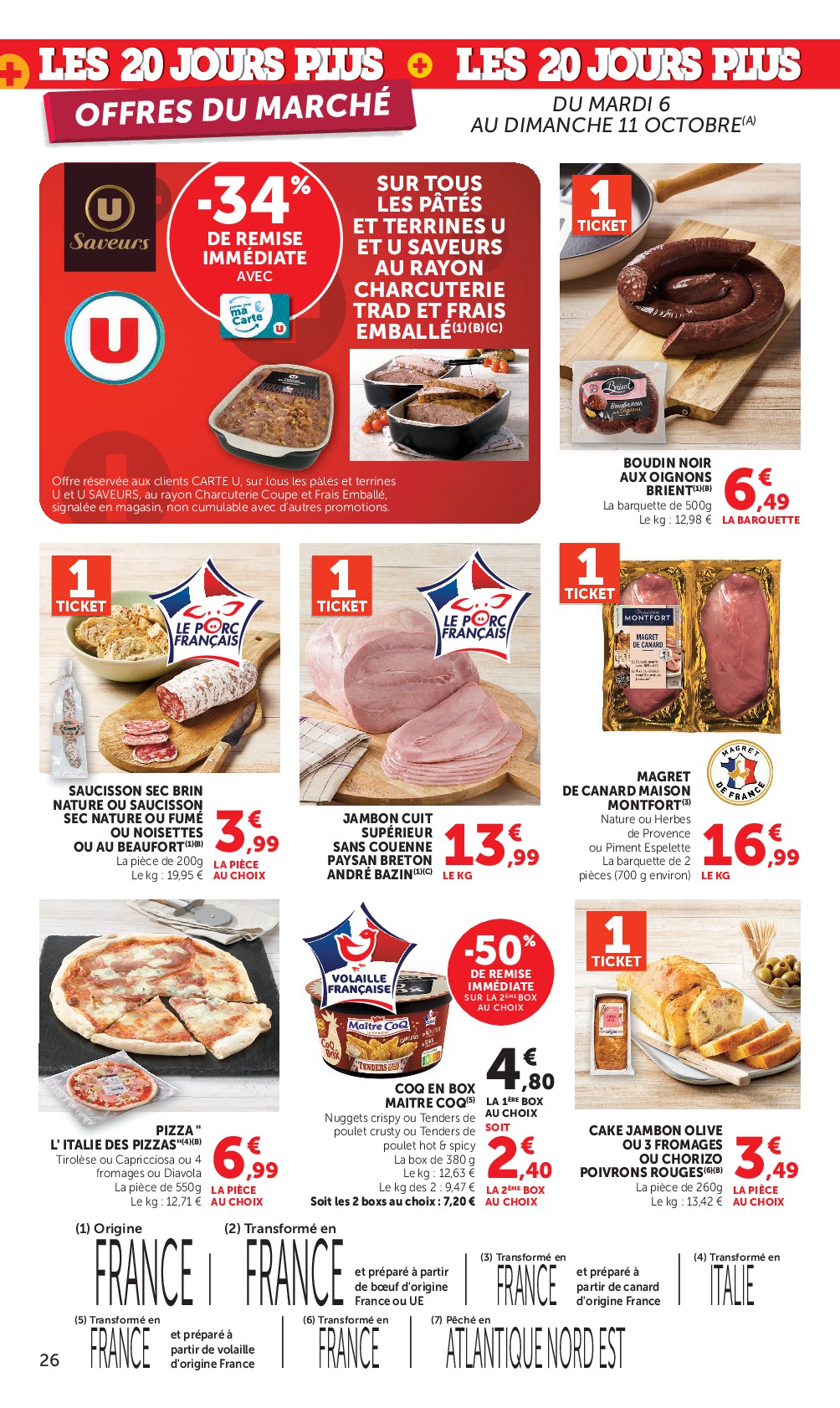 super-u - Prospectus Super U valide du du mardi 06/10/2026 au du dimanche 18/10/2026 - page: 26