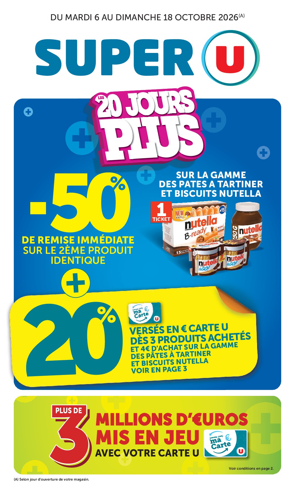 super-u - Prospectus Super U valide du du mardi 06/10/2026 au du dimanche 18/10/2026