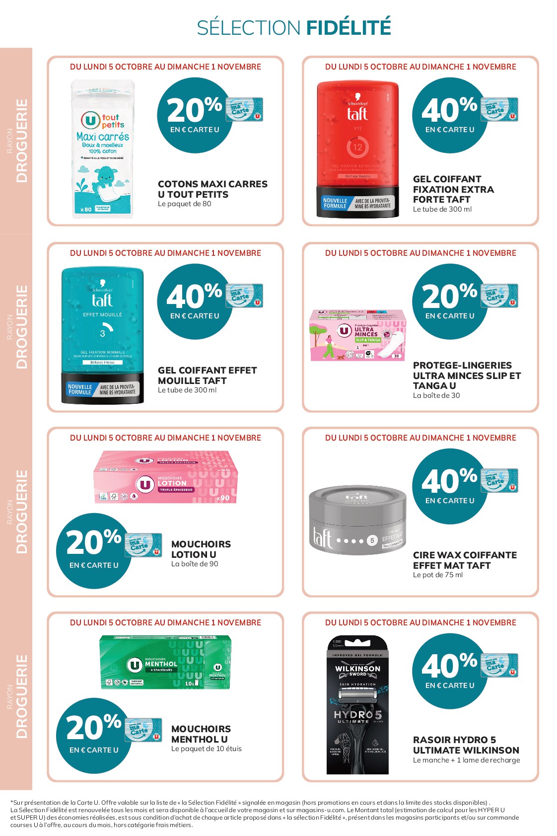 super-u - Current Super U - Ma sélection Carte U leaflet valid from du lundi 05/10/2026 to du dimanche 01/11/2026 - page: 16