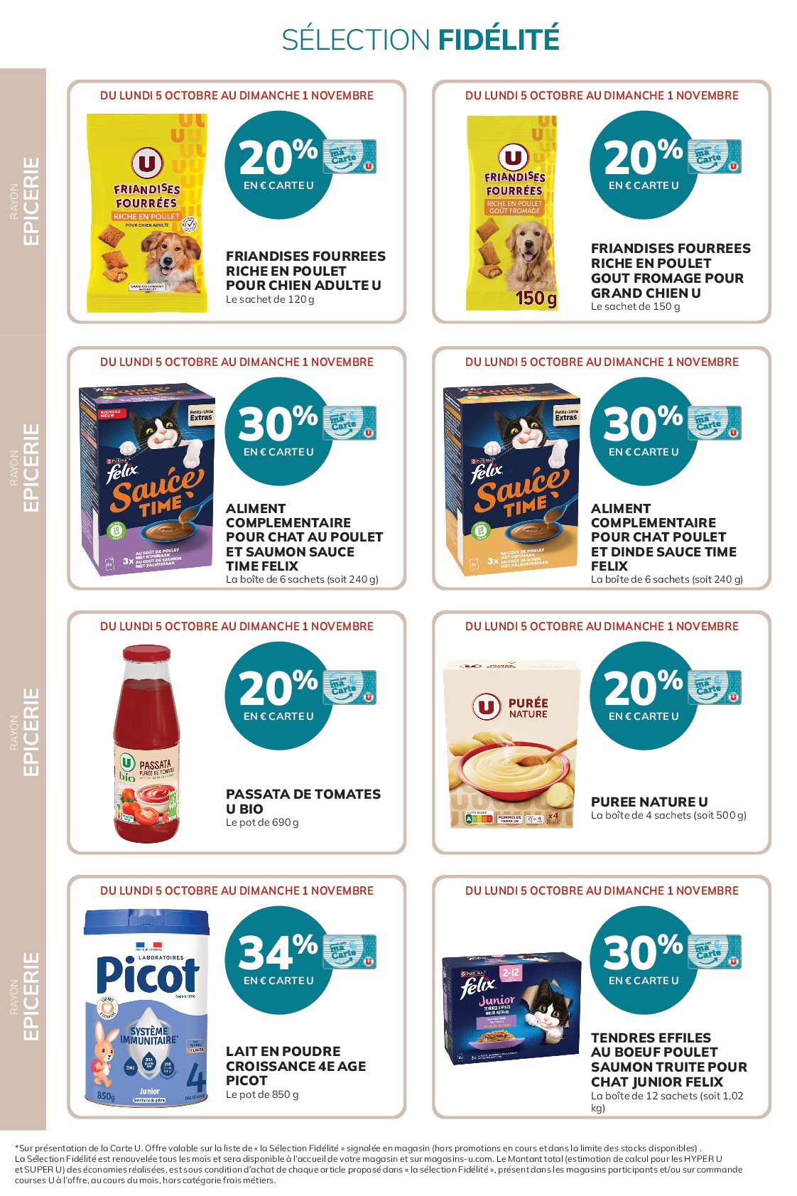 super-u - Current Super U - Ma sélection Carte U leaflet valid from du lundi 05/10/2026 to du dimanche 01/11/2026 - page: 30