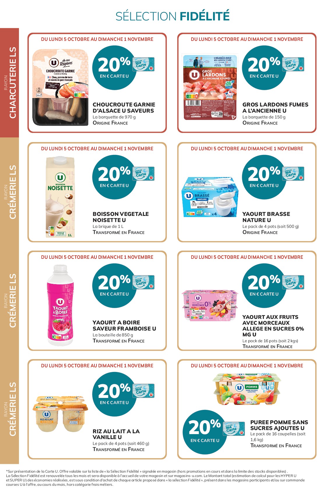 super-u - Current Super U - Ma sélection Carte U leaflet valid from du lundi 05/10/2026 to du dimanche 01/11/2026 - page: 4