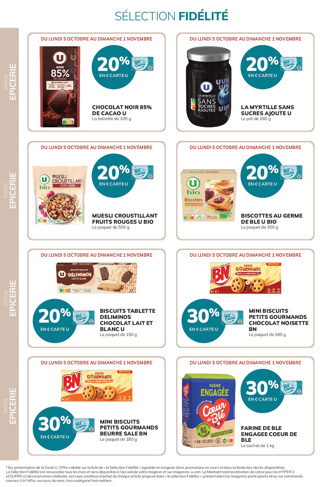super-u - Current Super U - Ma sélection Carte U leaflet valid from du lundi 05/10/2026 to du dimanche 01/11/2026 - page: 24