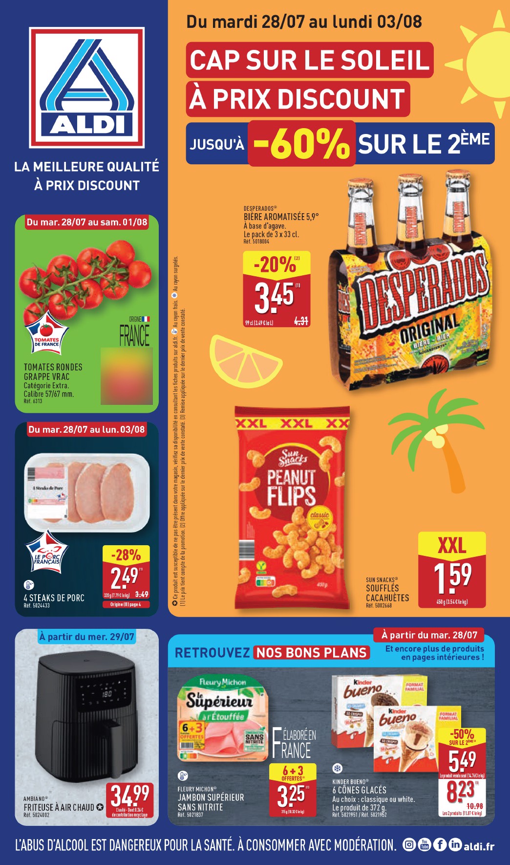 aldi - Flyer ALDI pour la semaine prochaine du du mardi 28/07/2026 au du lundi 03/08/2026