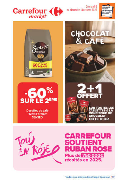 carrefour-market - Flyer Carrefour Market pour la semaine prochaine du du mardi 06/10/2026 au du dimanche 18/10/2026