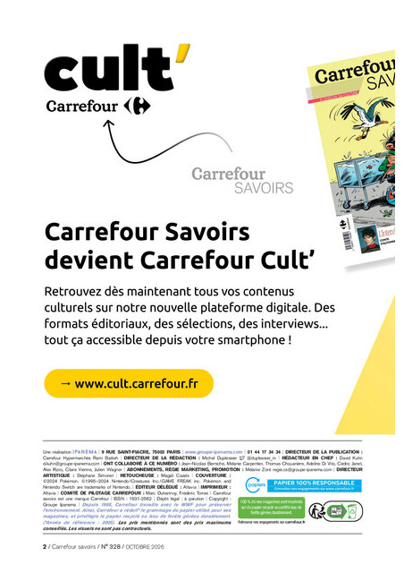 carrefour-market - Current Carrefour Market - A Chacun Sa Culture leaflet valid from de jeudi 01/10/2026 to du samedi 31/10/2026 - page: 2
