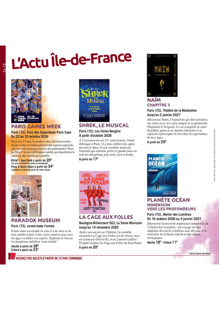 carrefour-market - Current Carrefour Market - Le Book Des Sorties Automne leaflet valid from du vendredi 02/10/2026 to du dimanche 07/02/2027 - page: 14