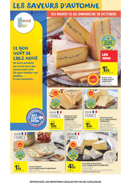 carrefour-market - Flyer Carrefour Market - Au Cœur du Goût pour la semaine prochaine du du mardi 13/10/2026 au du dimanche 25/10/2026 - page: 8