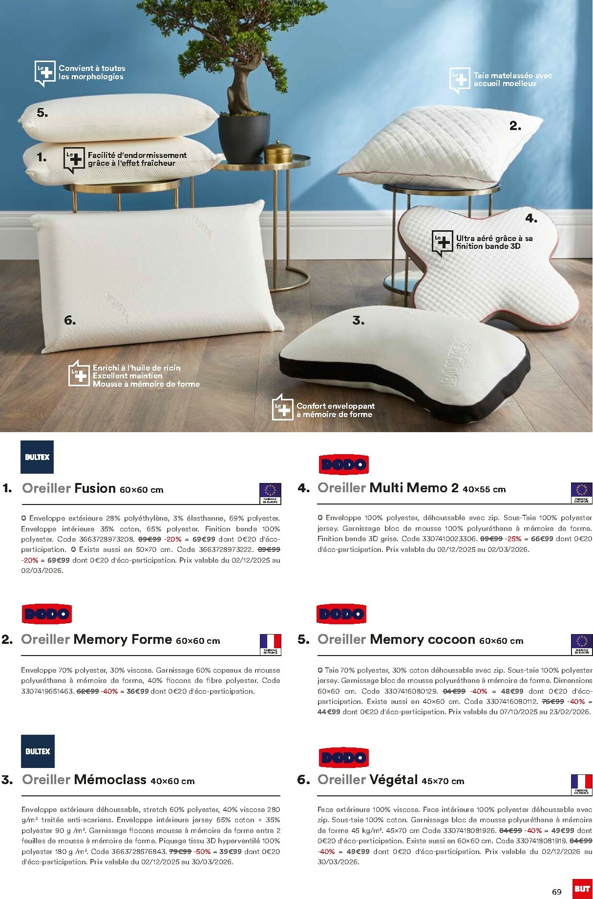 but - Catalogue But - Guide Literie valable du 02/12 au 23/02 - page: 69