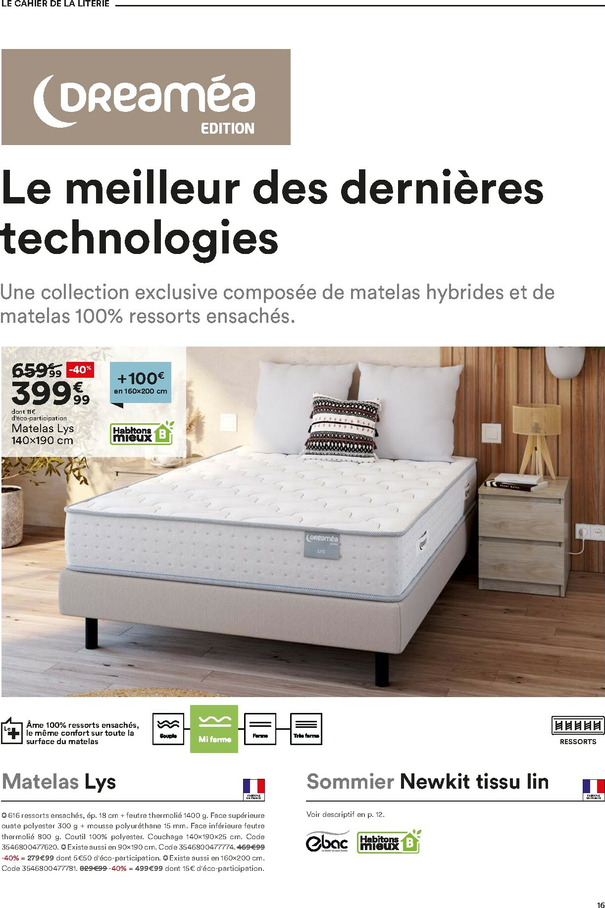 but - Catalogue But - Guide Literie valable du 02/12 au 23/02 - page: 16