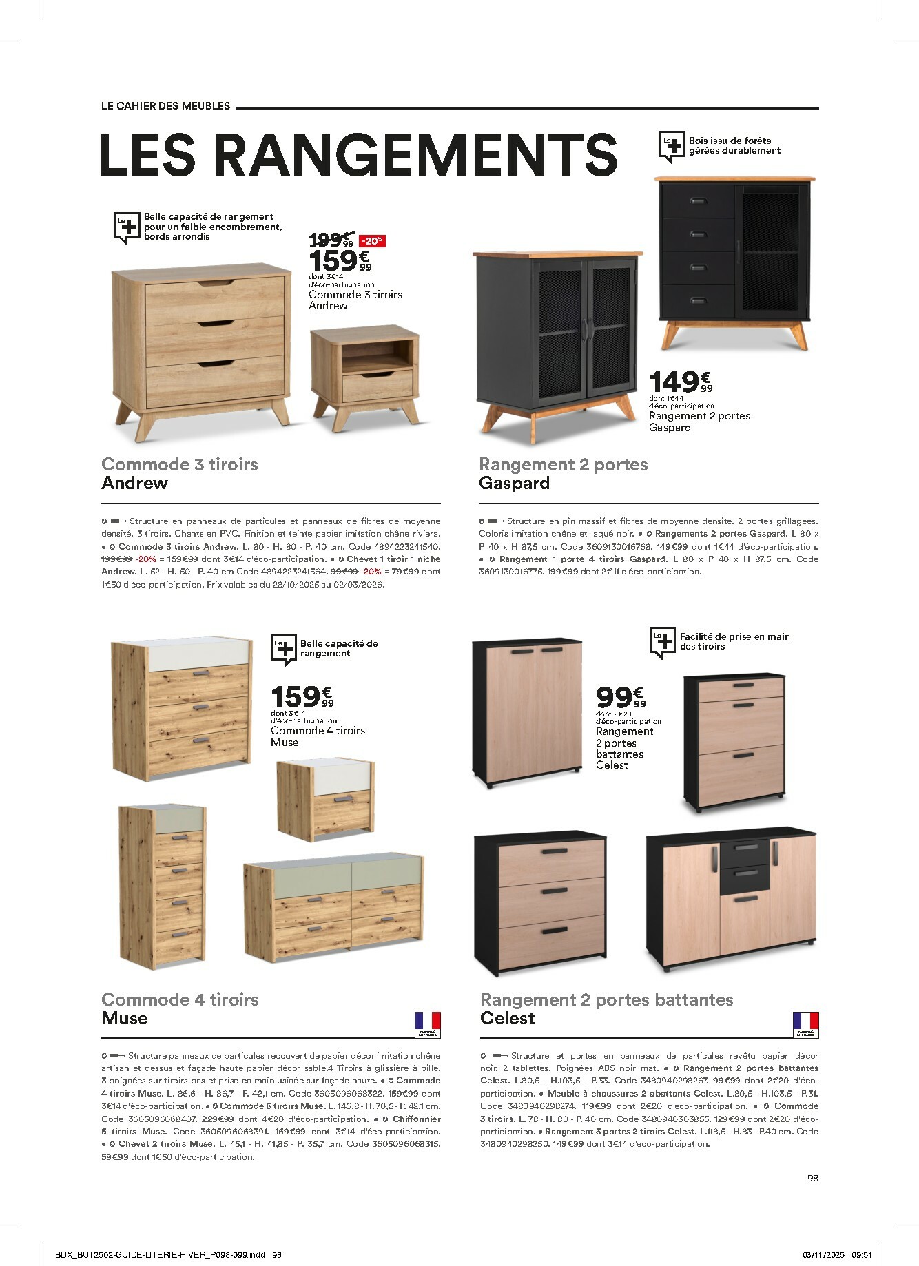 but - Catalogue But - Guide Literie valable du 02/12 au 23/02 - page: 98
