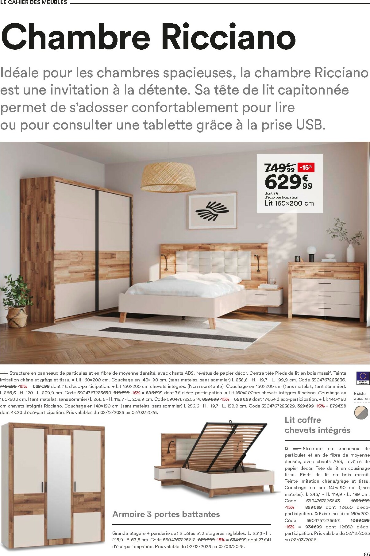 but - Catalogue But - Guide Literie valable du 02/12 au 23/02 - page: 86
