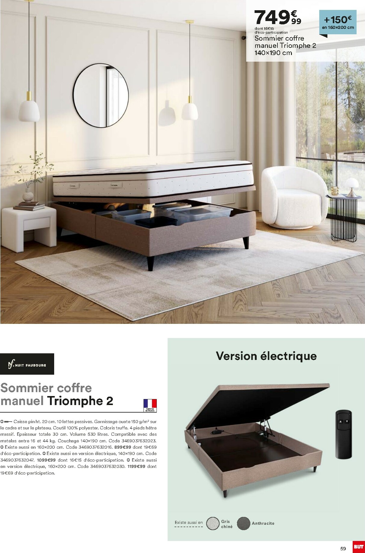 but - Catalogue But - Guide Literie valable du 02/12 au 23/02 - page: 59