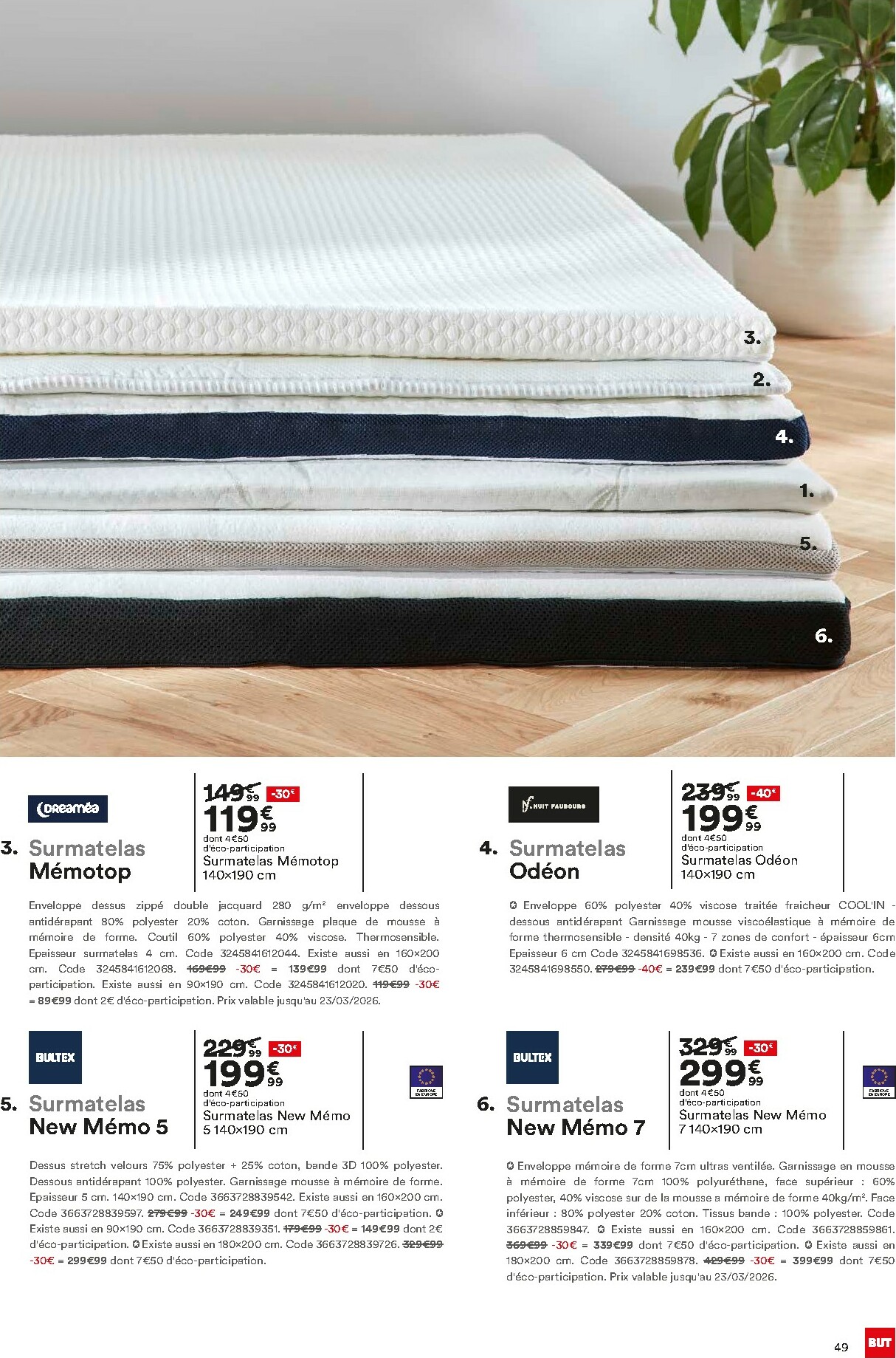 but - Catalogue But - Guide Literie valable du 02/12 au 23/02 - page: 49