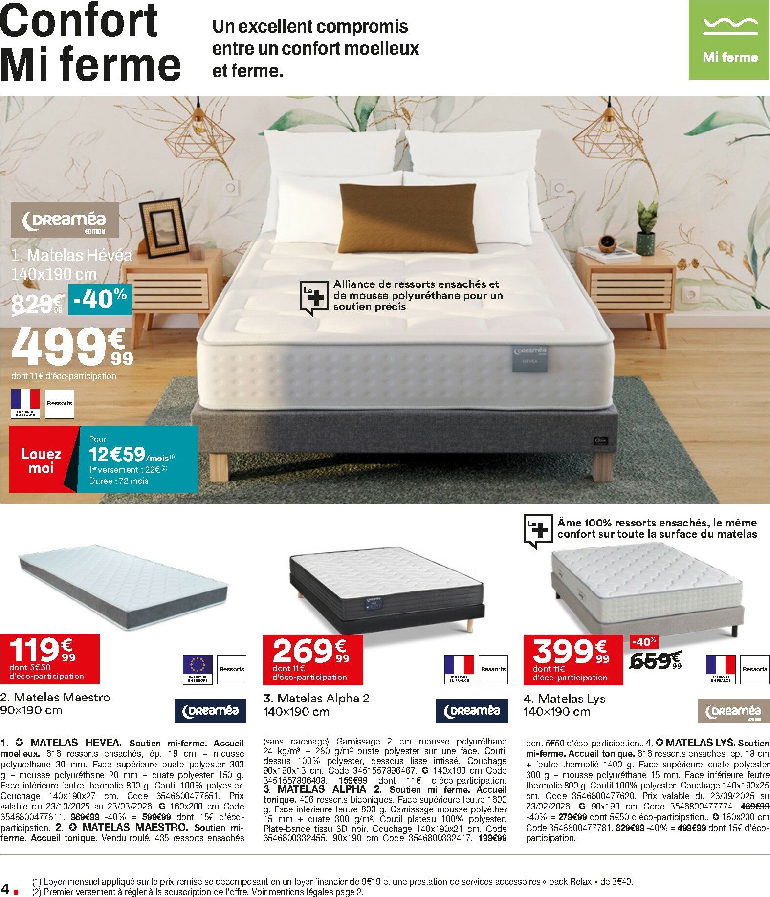 but - Catalogue But - Expert Literie valable du 23/12 au 19/01 - page: 4