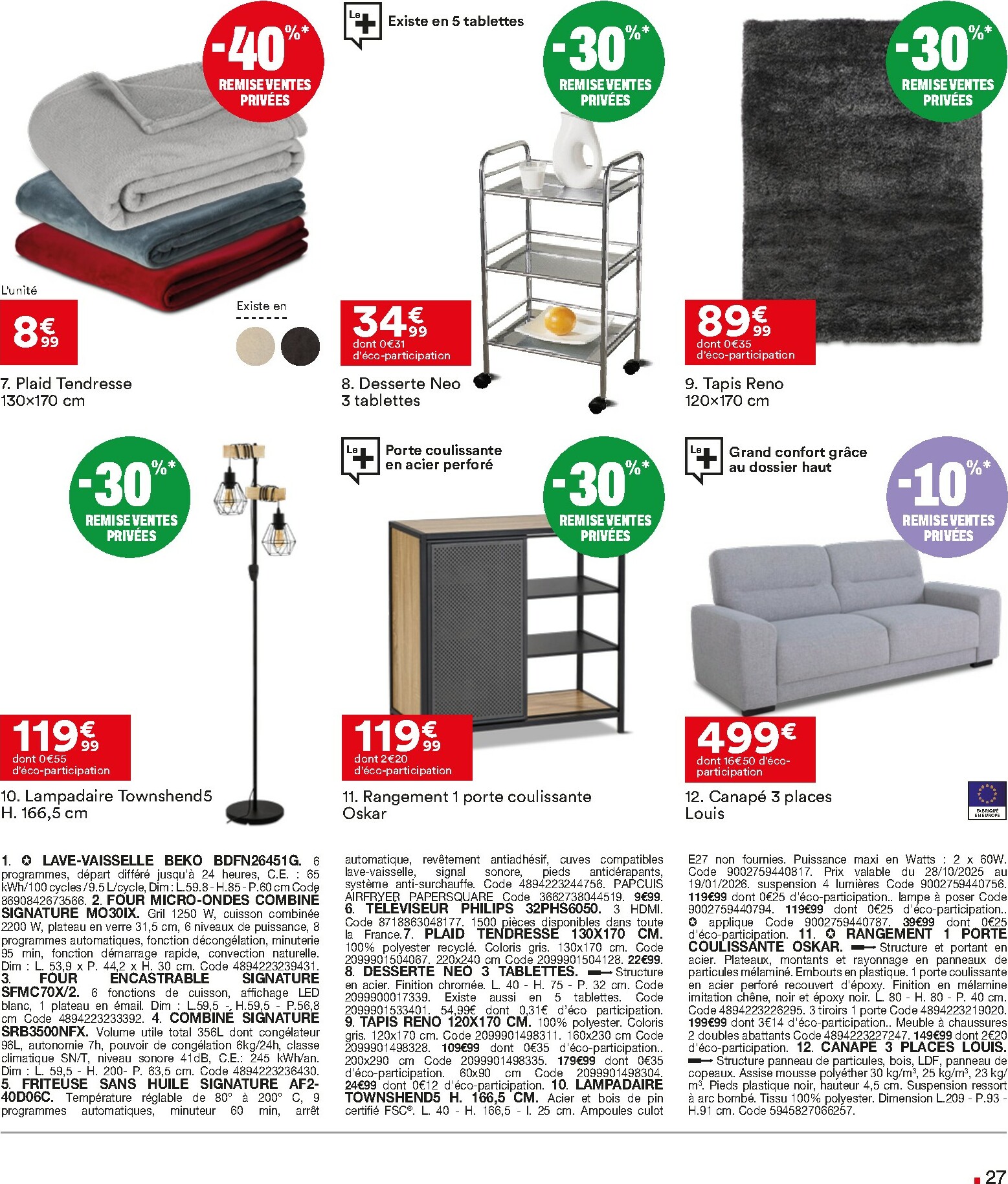 but - Catalogue But - Expert Literie valable du 23/12 au 19/01 - page: 27