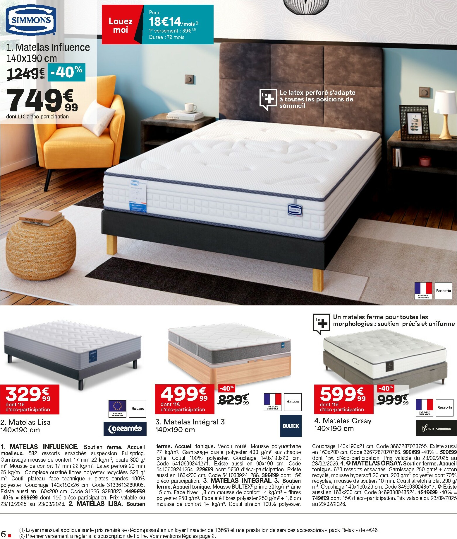 but - Catalogue But - Expert Literie valable du 23/12 au 19/01 - page: 6