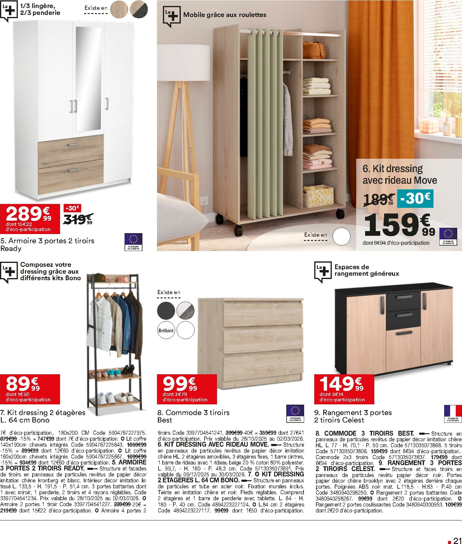 but - Catalogue But - Expert Literie valable du 23/12 au 19/01 - page: 21