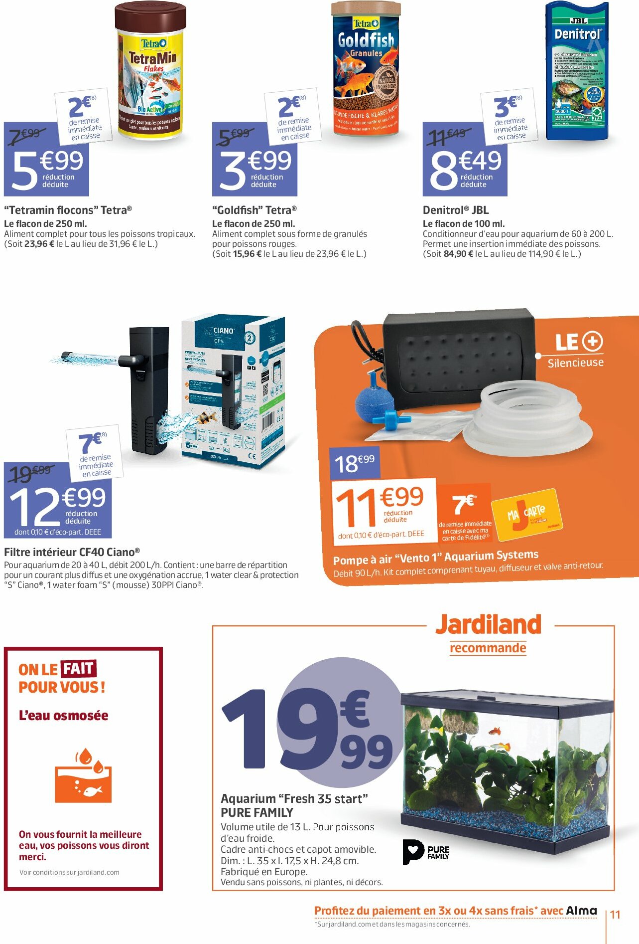 jardiland - Catalogue Jardiland valable du 27/08 au 07/09 - page: 11