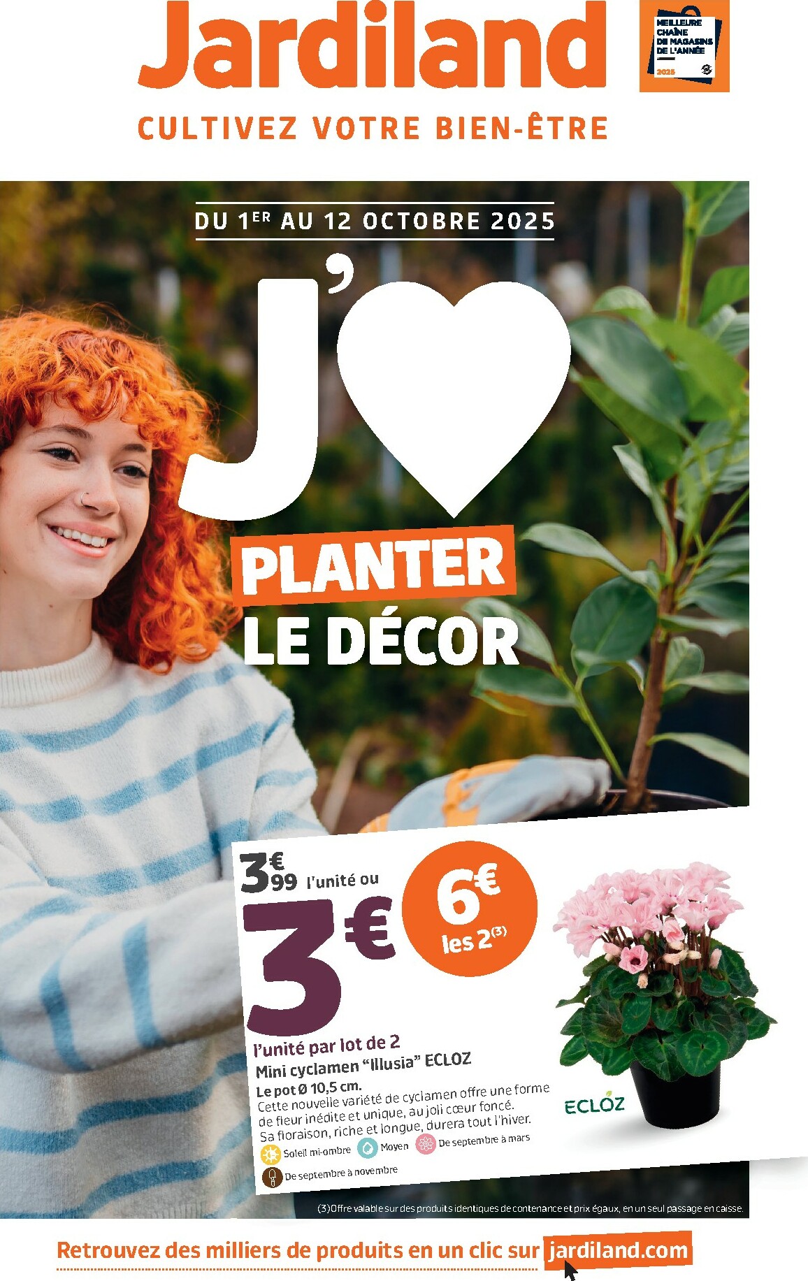 jardiland - Catalogue Jardiland valable du 01/10 au 12/10
