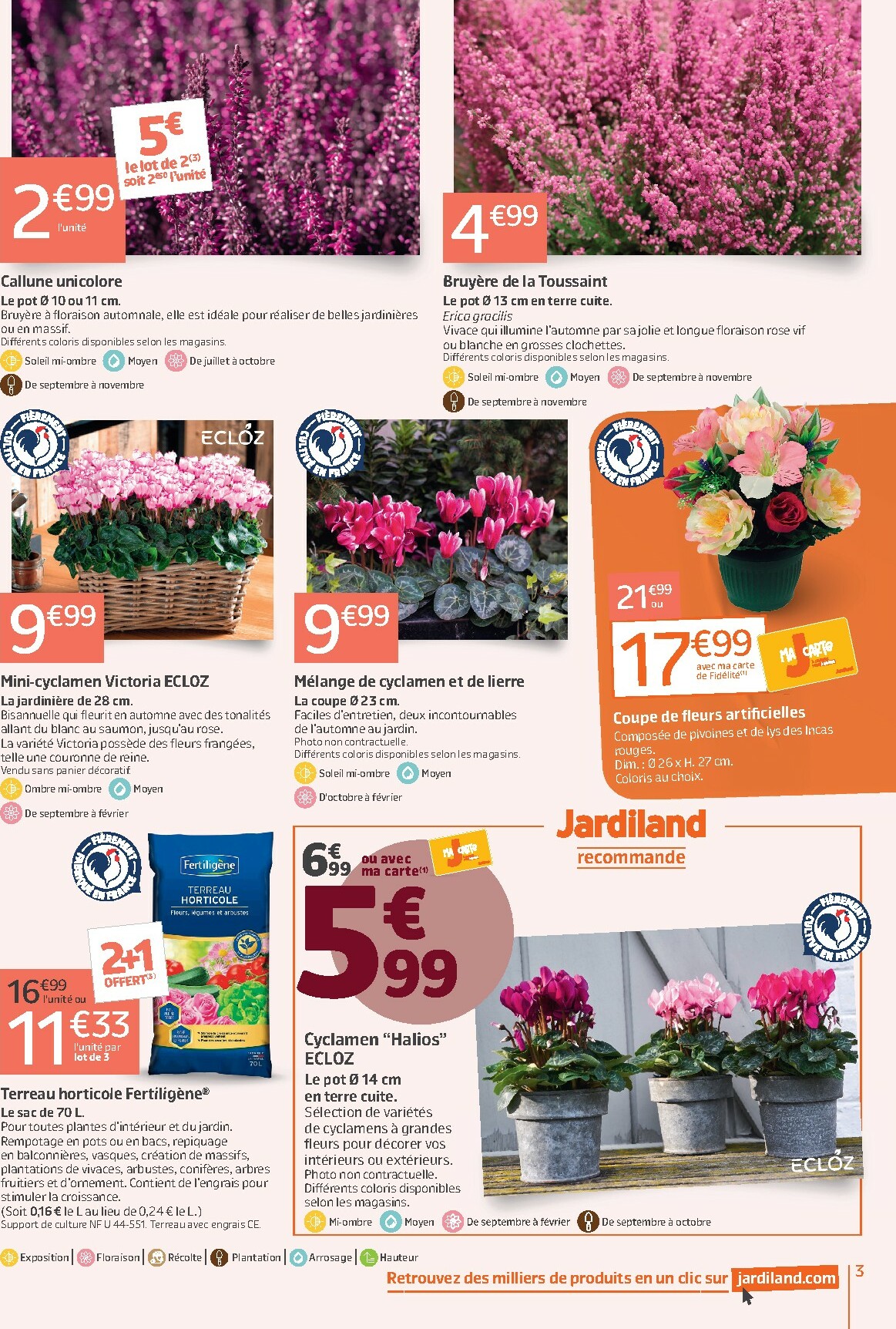 jardiland - Catalogue Jardiland valable du 22/10 au 02/11 - page: 3
