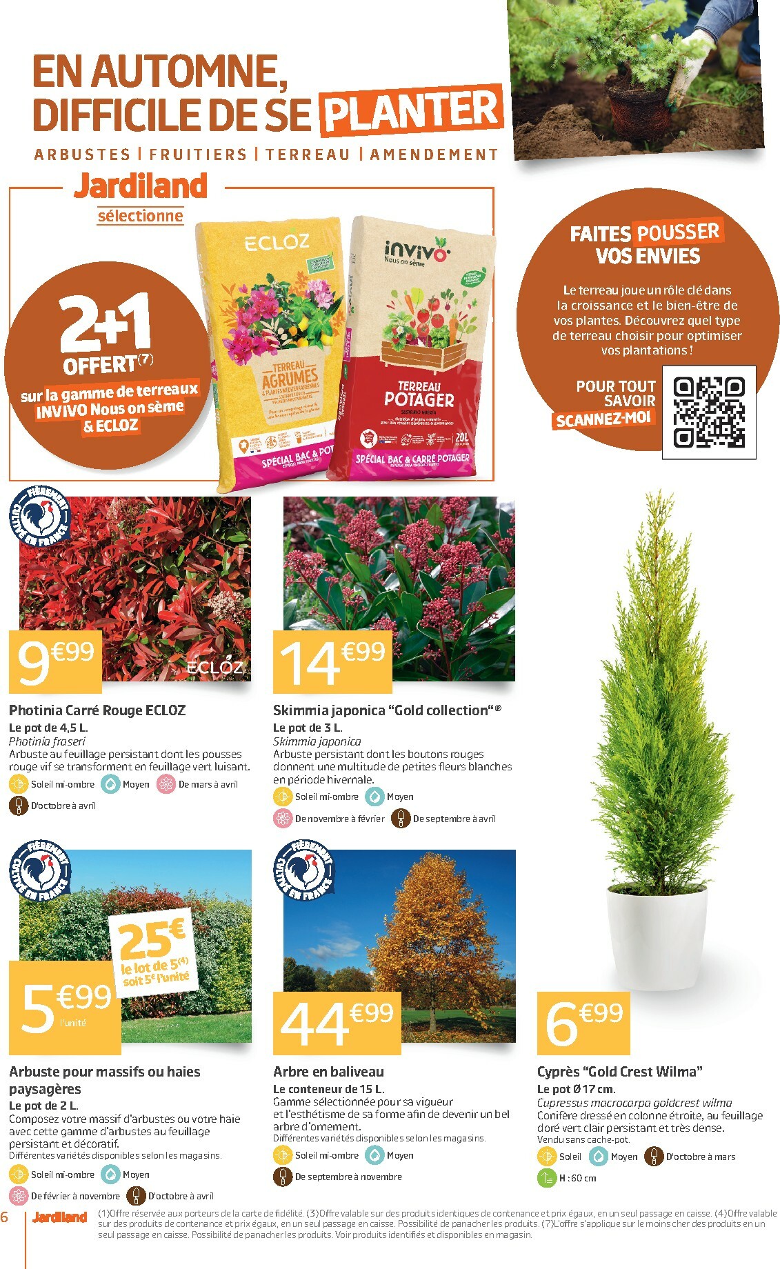 jardiland - Catalogue Jardiland valable du 22/10 au 02/11 - page: 6
