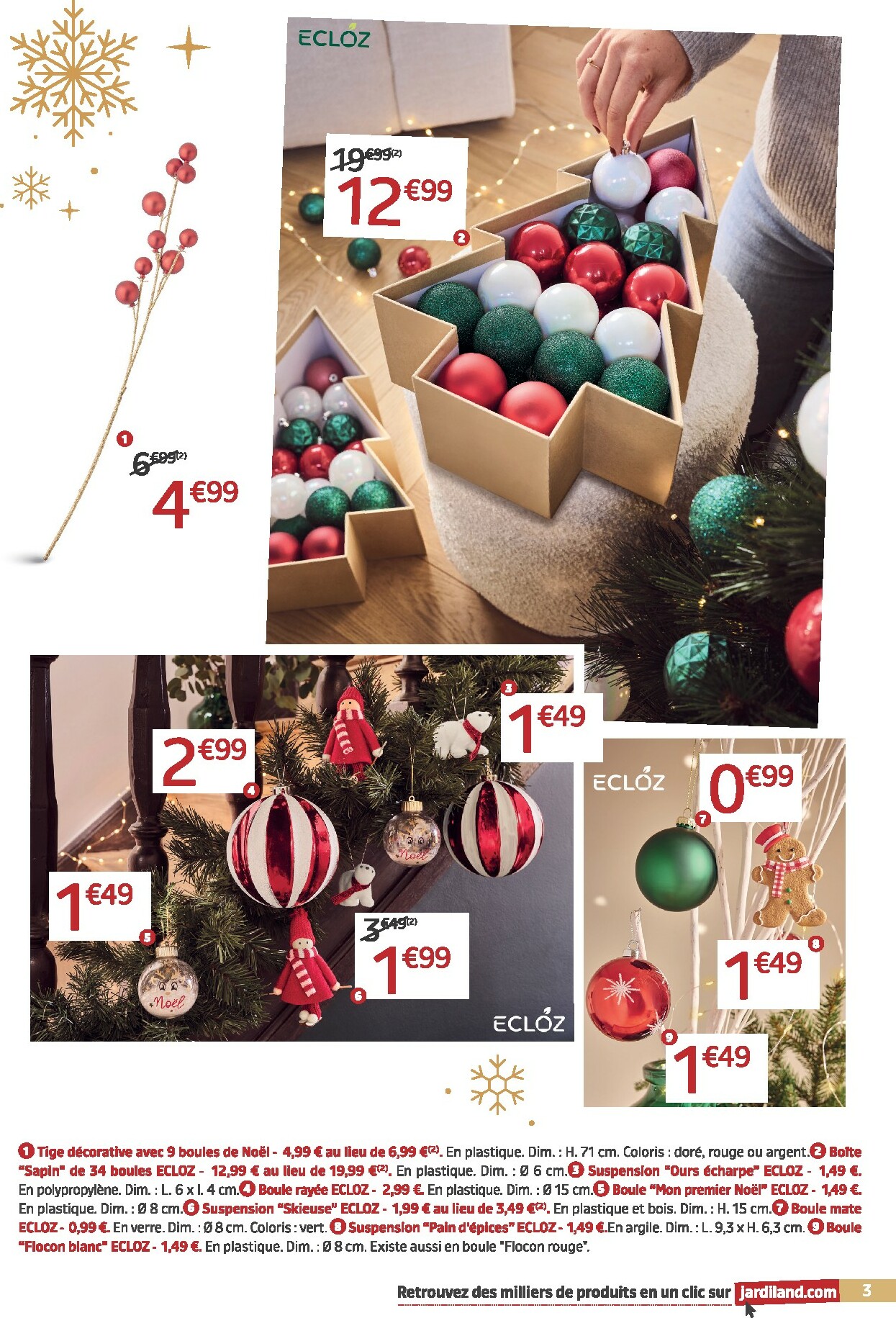 jardiland - Catalogue Jardiland valable du 19/11 au 07/12 - page: 3