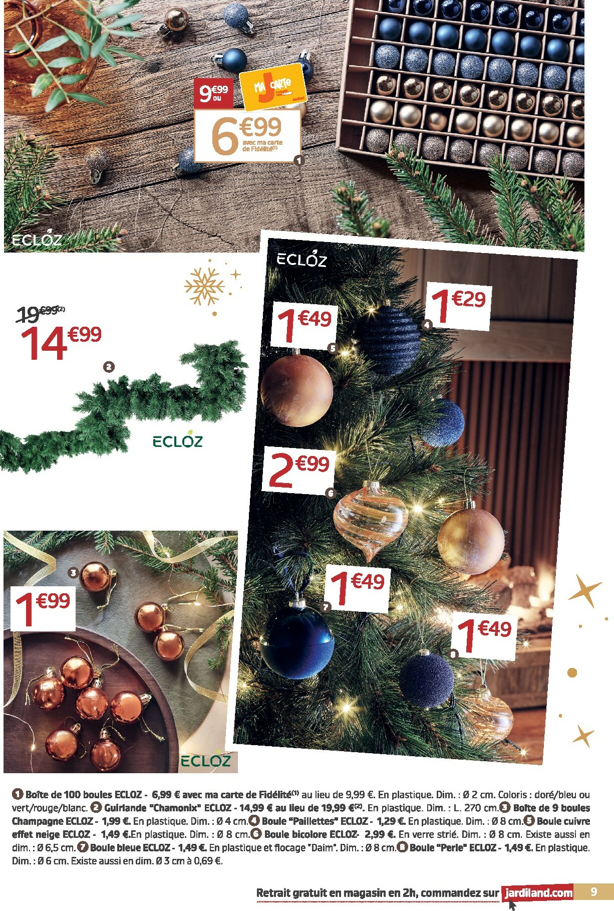 jardiland - Catalogue Jardiland valable du 19/11 au 07/12 - page: 9