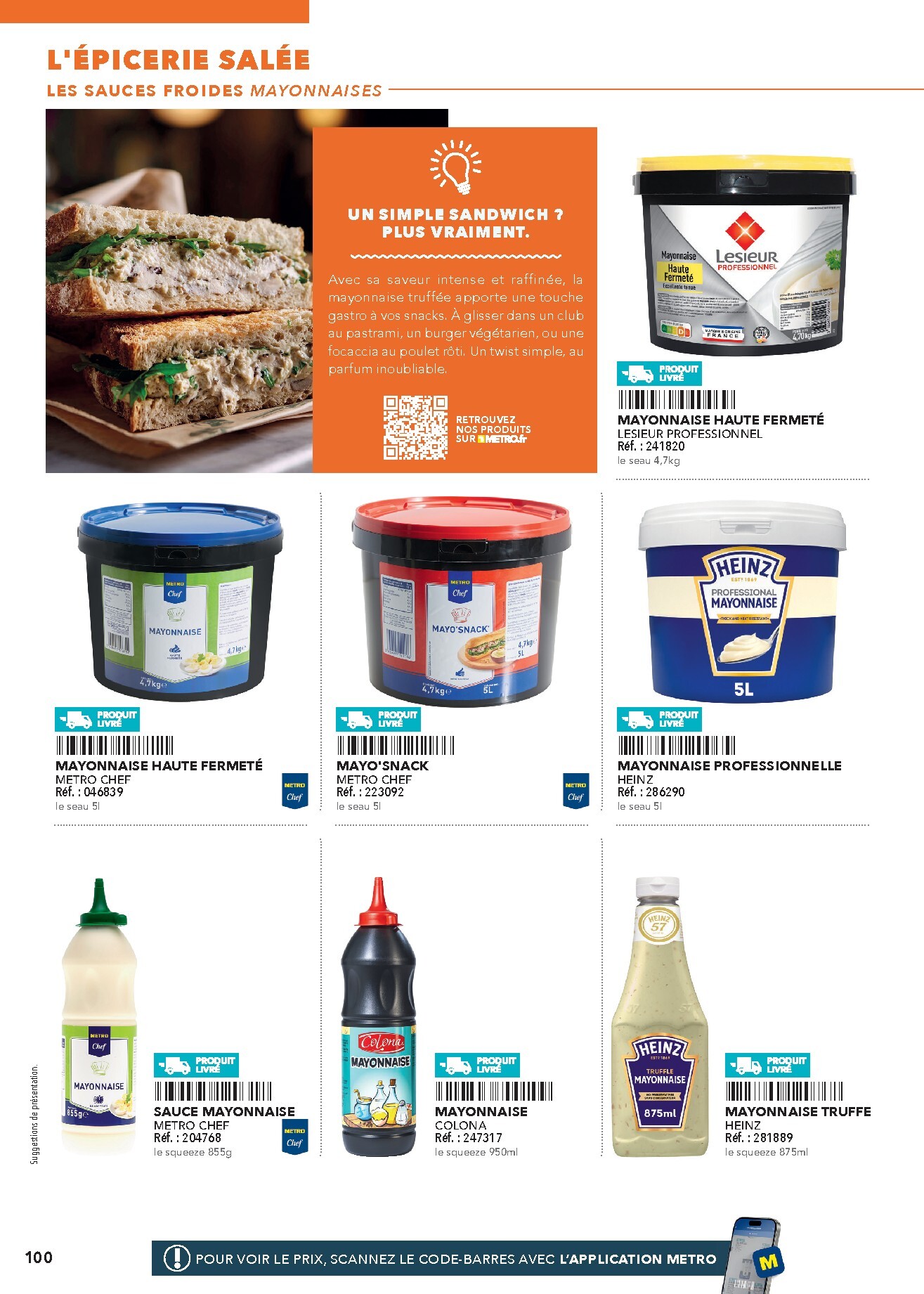 metro - Current Metro - #Restauration rapide leaflet valid from de jeudi 16/04/2026 to de jeudi 31/12/2026 - page: 100
