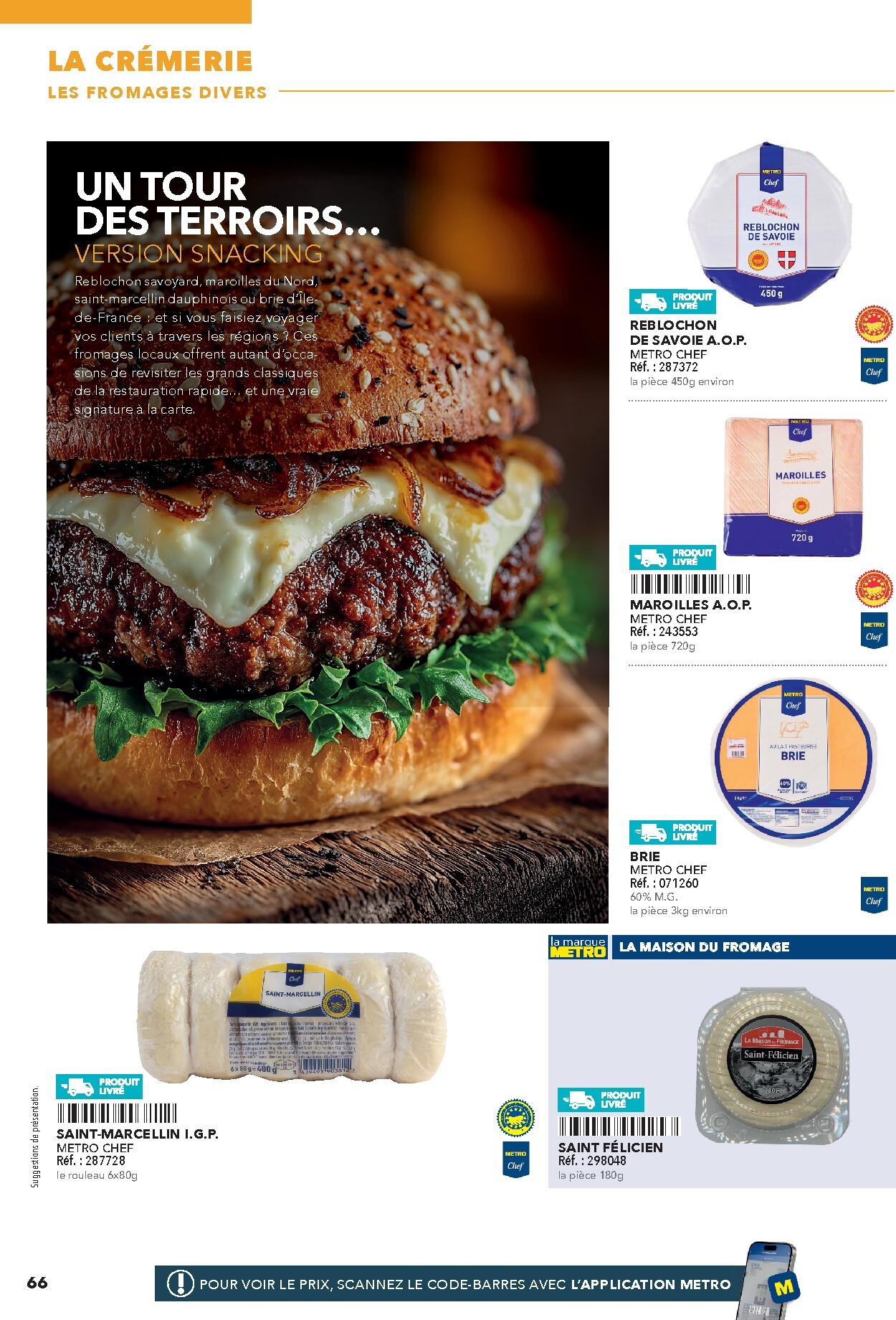 metro - Current Metro - #Restauration rapide leaflet valid from de jeudi 16/04/2026 to de jeudi 31/12/2026 - page: 66