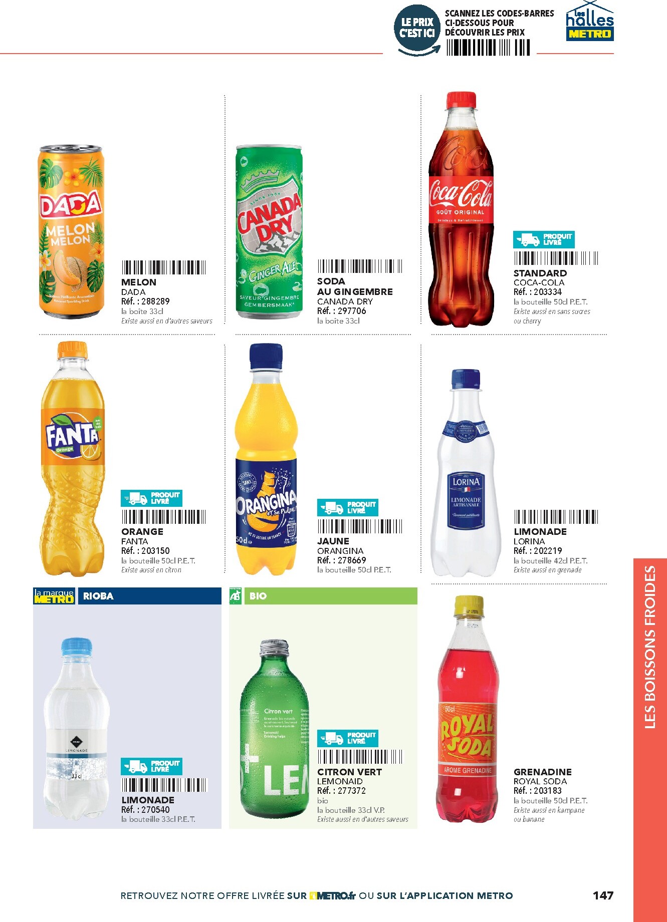 metro - Current Metro - #Restauration rapide leaflet valid from de jeudi 16/04/2026 to de jeudi 31/12/2026 - page: 147