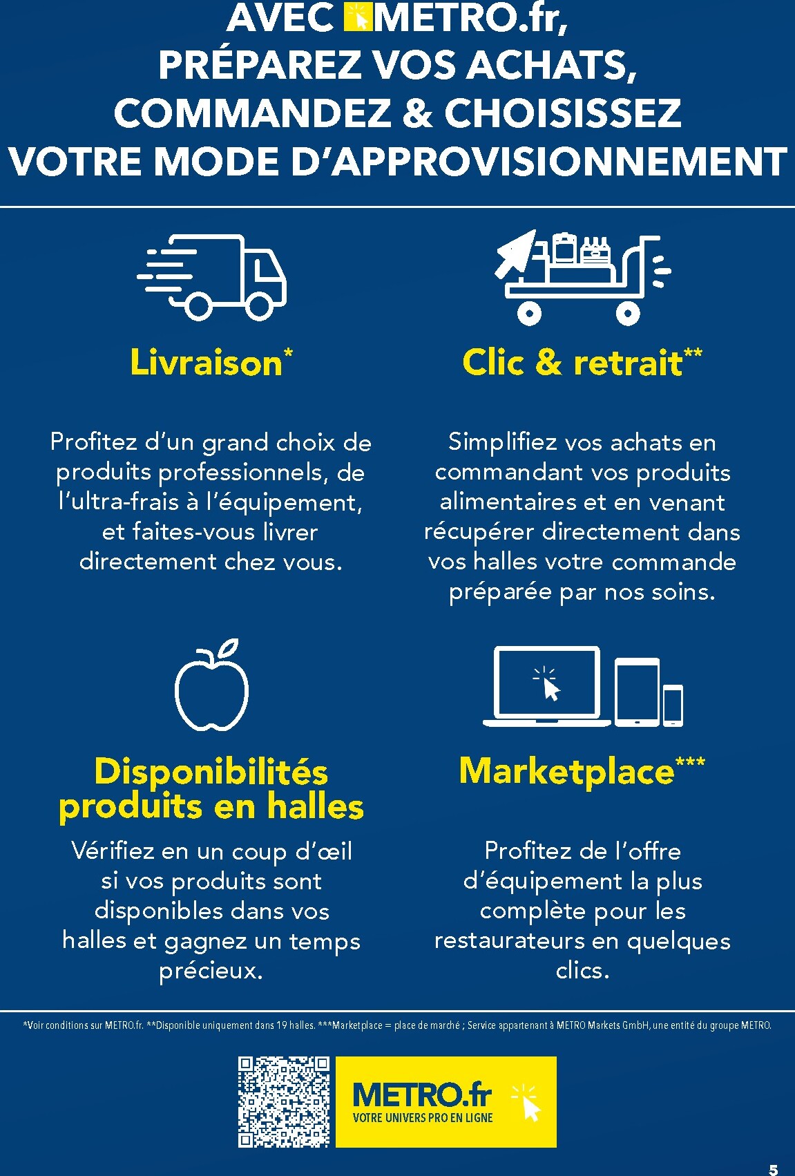 metro - Current Metro - #Restauration rapide leaflet valid from de jeudi 16/04/2026 to de jeudi 31/12/2026 - page: 5