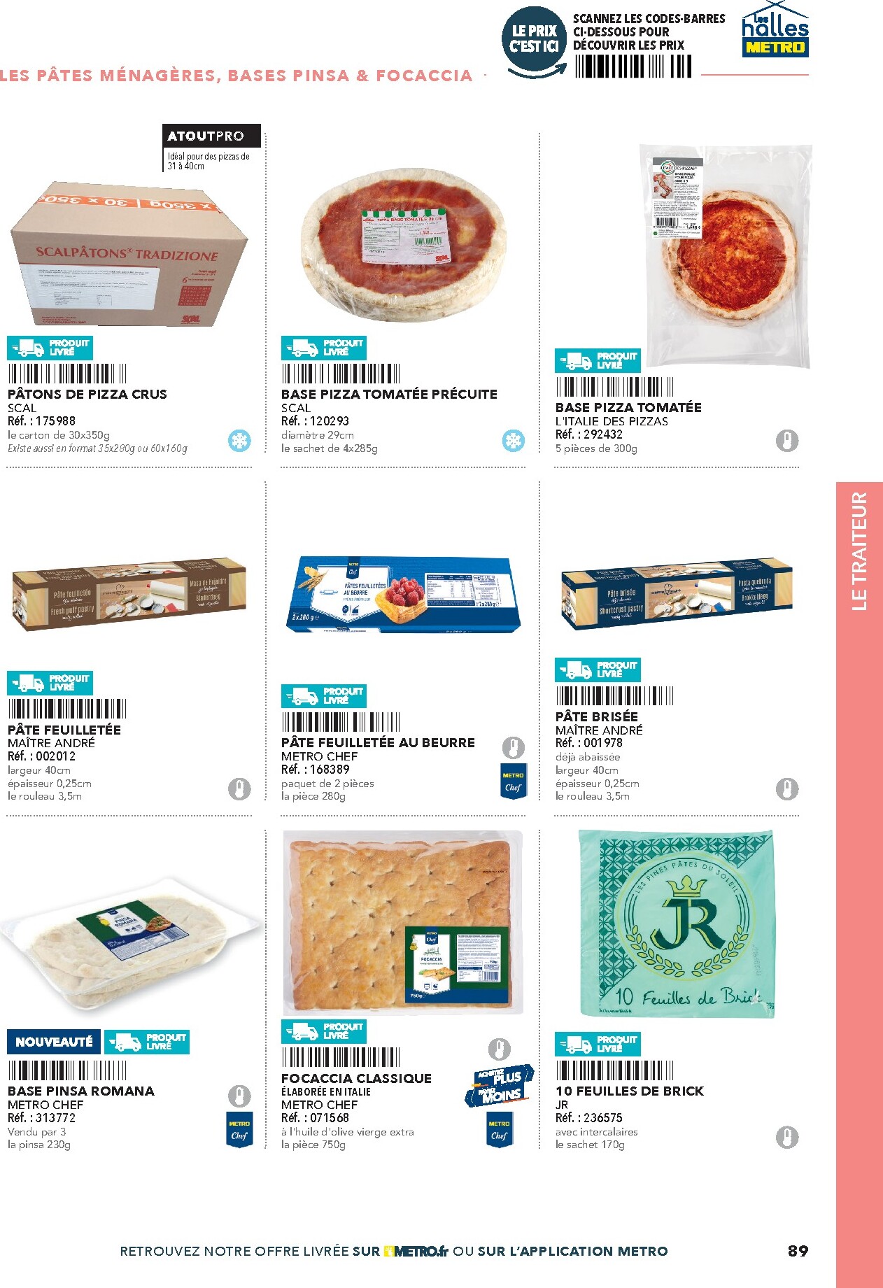 metro - Current Metro - #Restauration rapide leaflet valid from de jeudi 16/04/2026 to de jeudi 31/12/2026 - page: 89