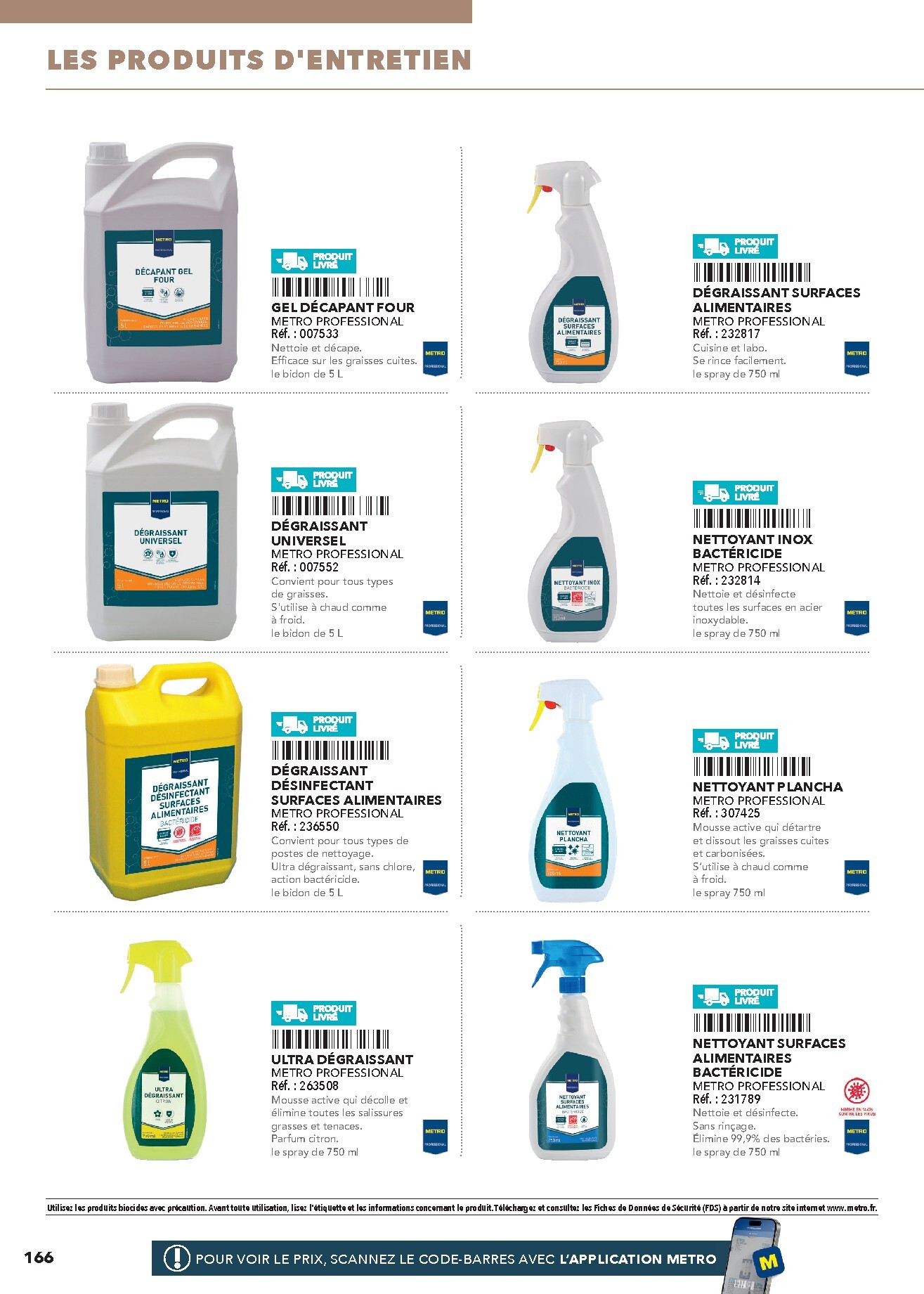 metro - Current Metro - #Restauration rapide leaflet valid from de jeudi 16/04/2026 to de jeudi 31/12/2026 - page: 166