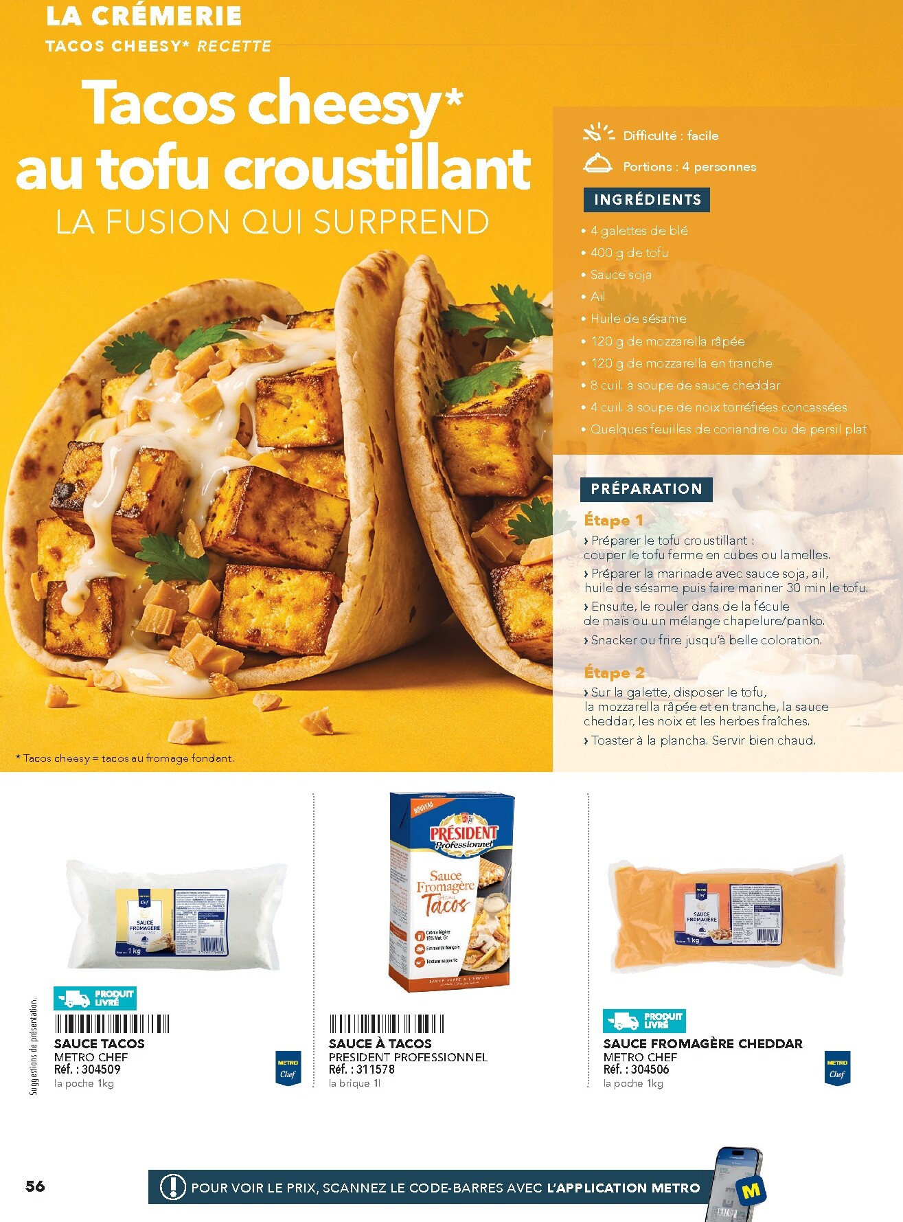 metro - Current Metro - #Restauration rapide leaflet valid from de jeudi 16/04/2026 to de jeudi 31/12/2026 - page: 56