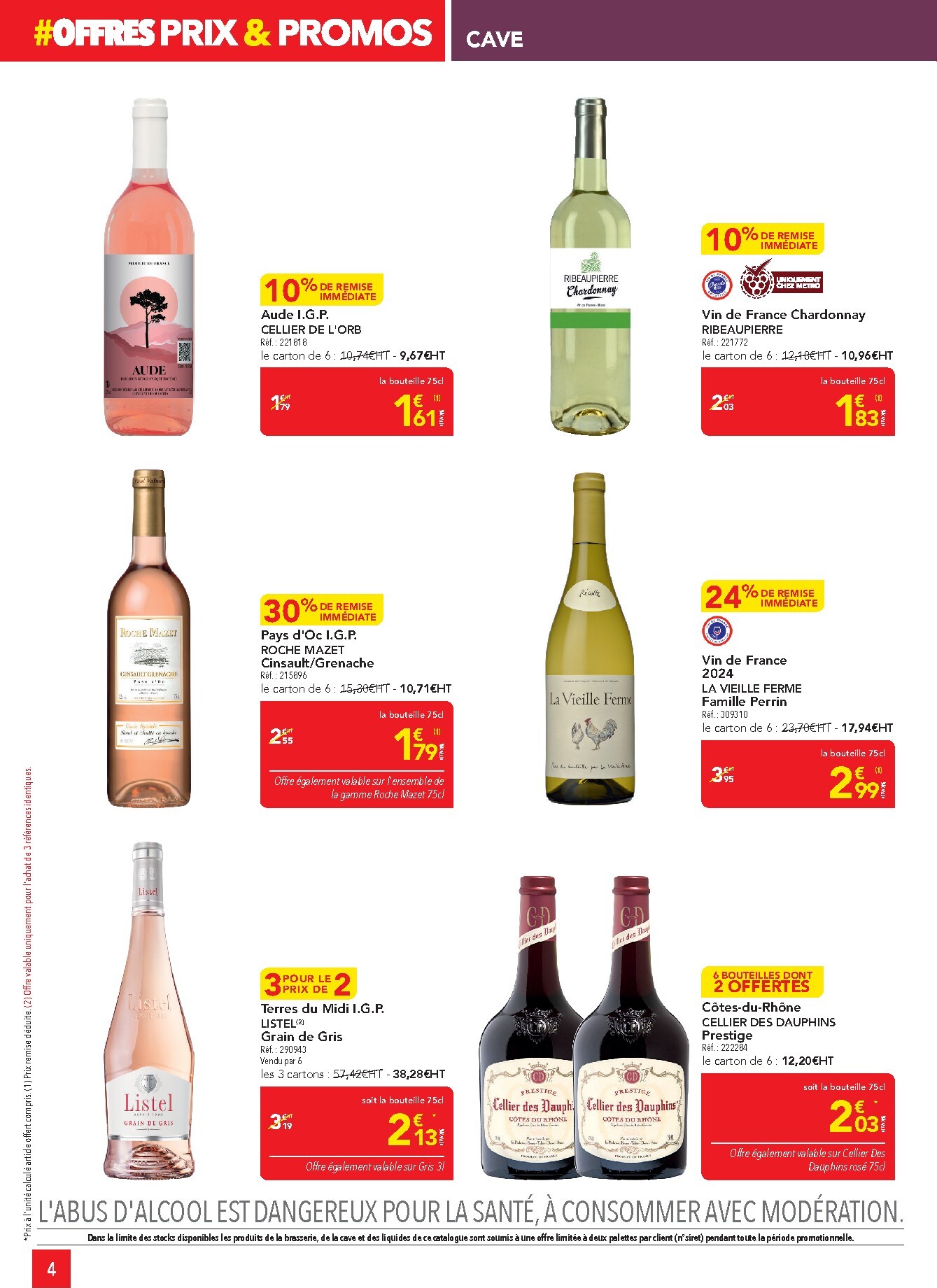 metro - Current Metro - Offres Prix & Promos Revendeurs leaflet valid from de jeudi 23/04/2026 to du mercredi 06/05/2026 - page: 4