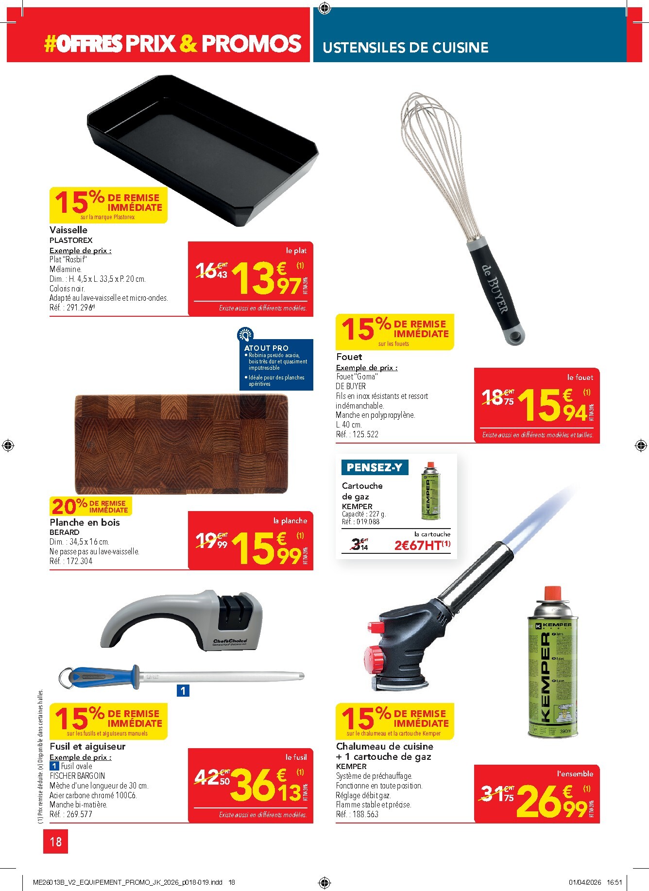 metro - Current Metro - Offres Prix & Promos Equipement leaflet valid from de jeudi 23/04/2026 to du mercredi 20/05/2026 - page: 18