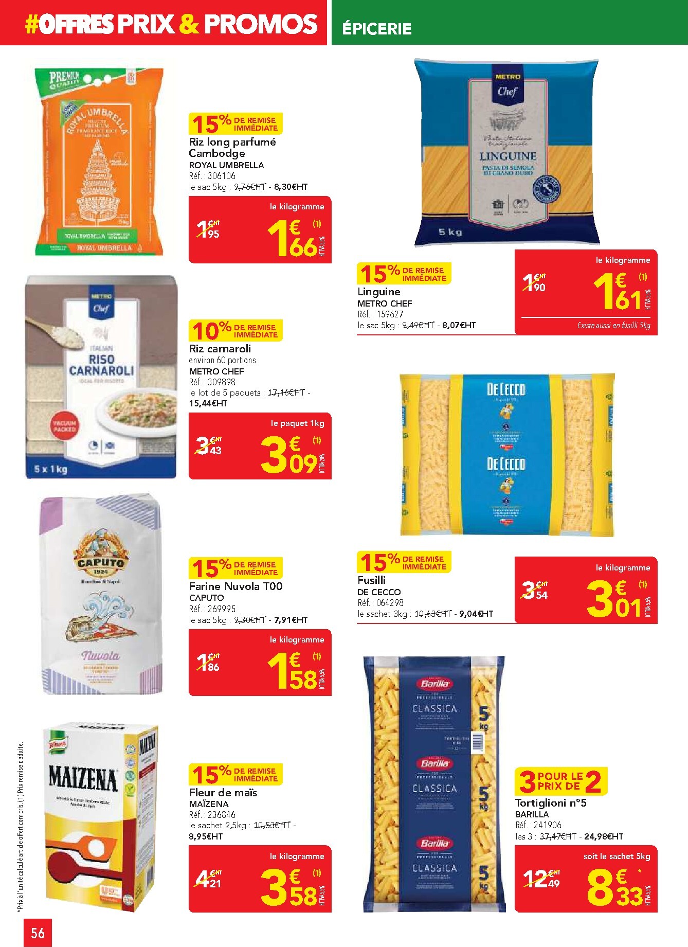 metro - Current Metro - Offres Prix & Promos Restauration leaflet valid from de jeudi 23/04/2026 to du mercredi 20/05/2026 - page: 56