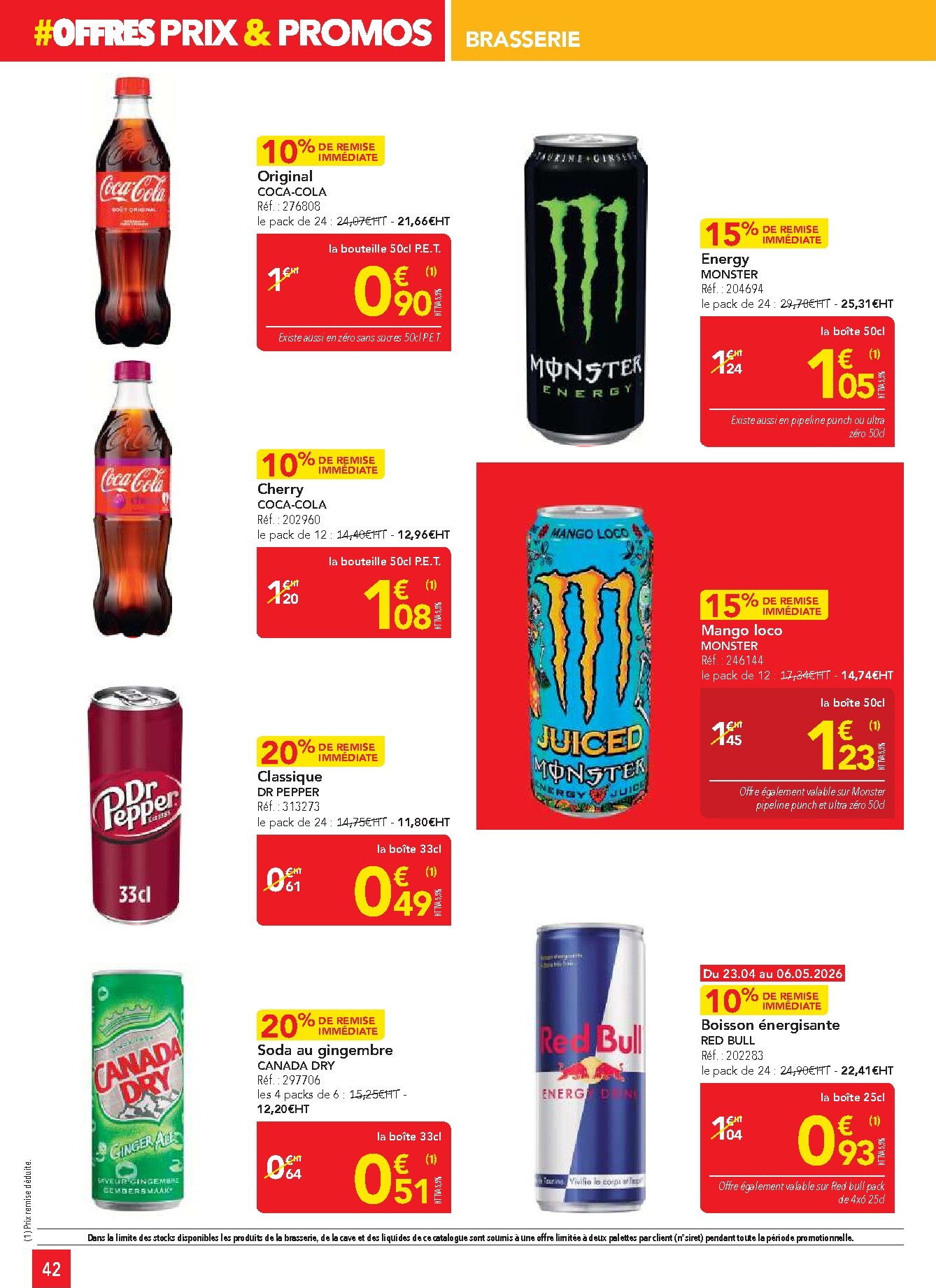 metro - Current Metro - Offres Prix & Promos Restauration leaflet valid from de jeudi 23/04/2026 to du mercredi 20/05/2026 - page: 42