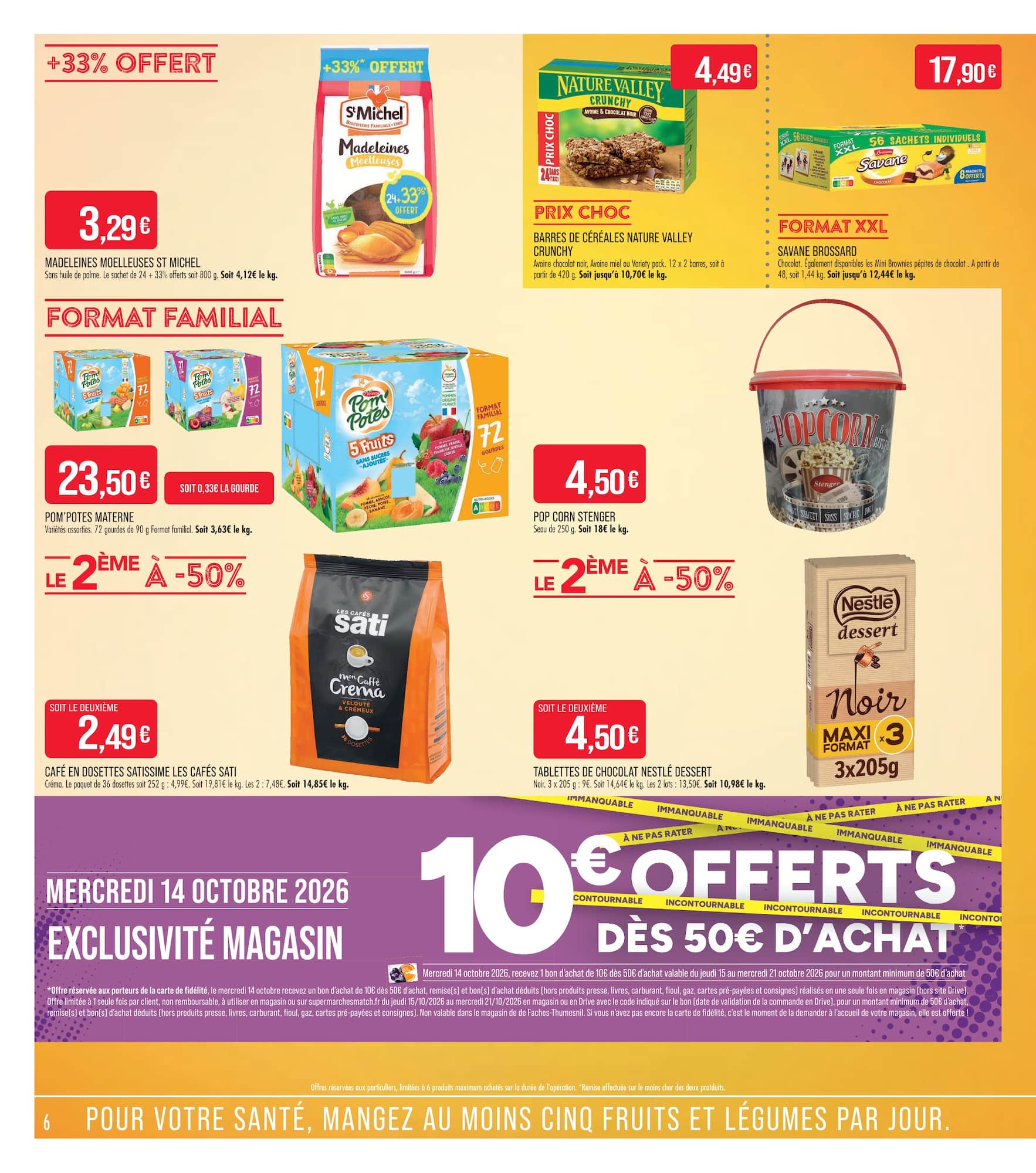 match - Flyer Match - Achetez en gros, économisez en grand ! pour la semaine prochaine du du mardi 13/10/2026 au du dimanche 25/10/2026 - page: 6